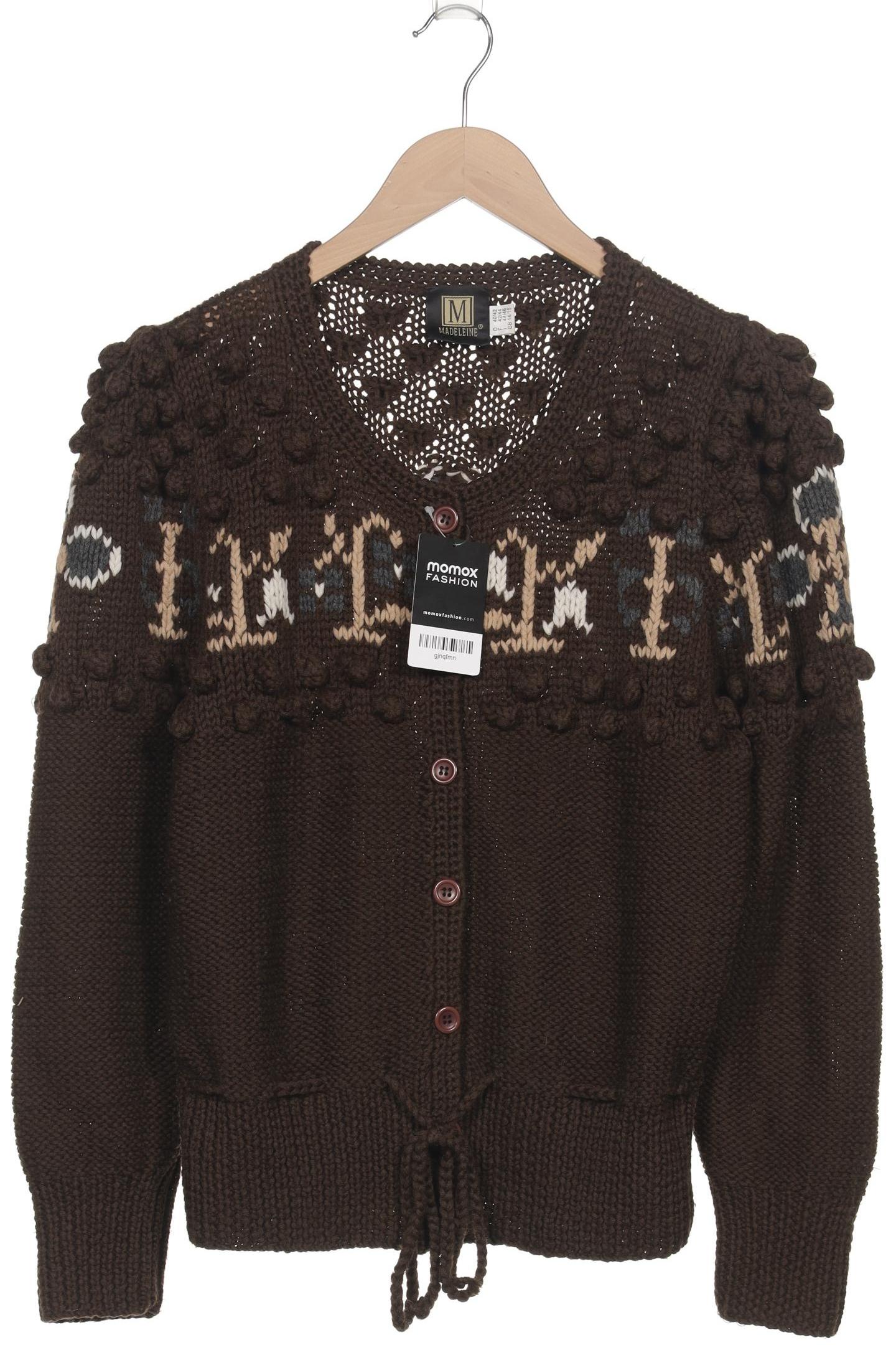 

Madeleine Damen Strickjacke, braun, Gr. 40