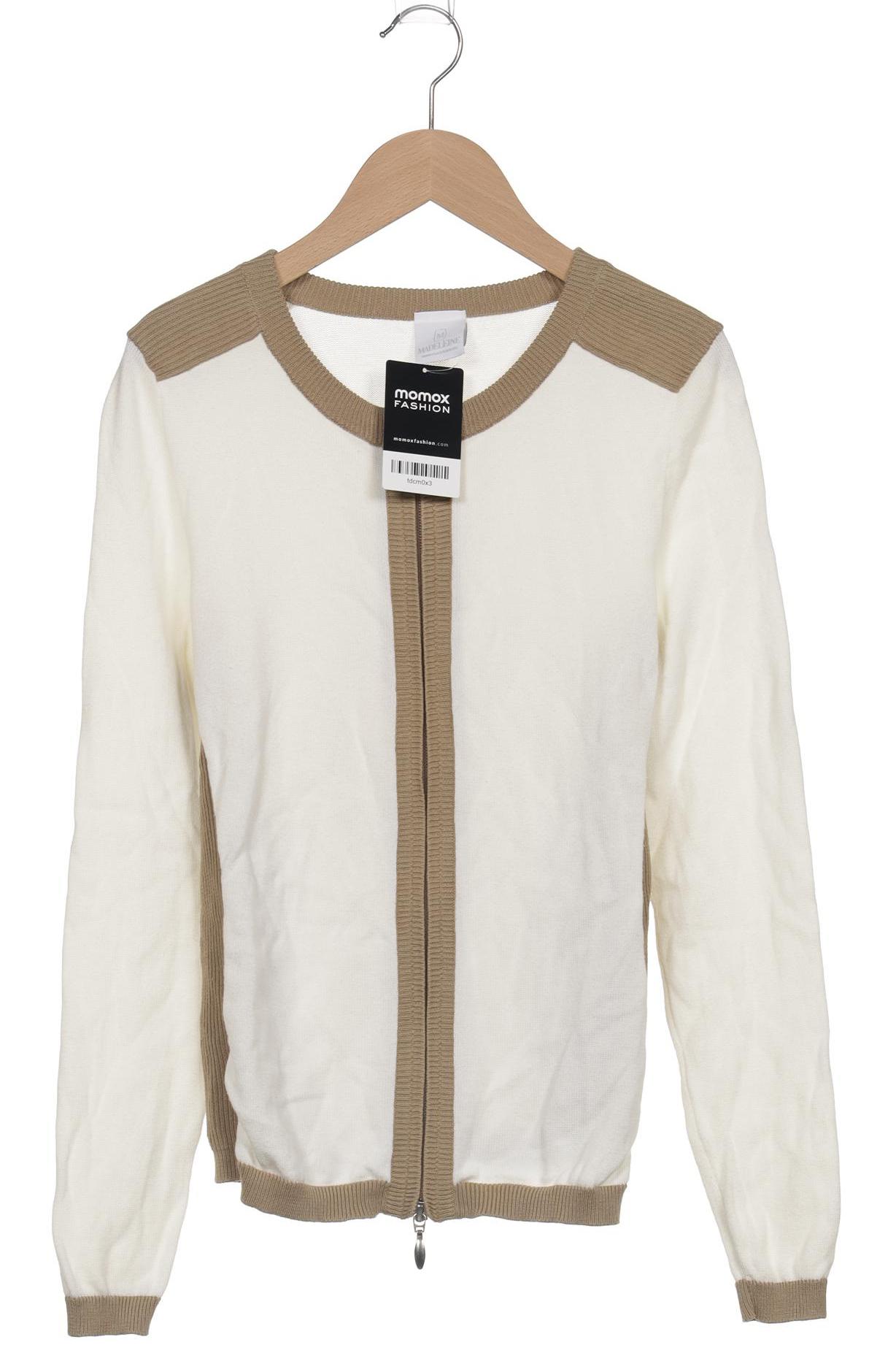 

Madeleine Damen Strickjacke, weiß, Gr. 36