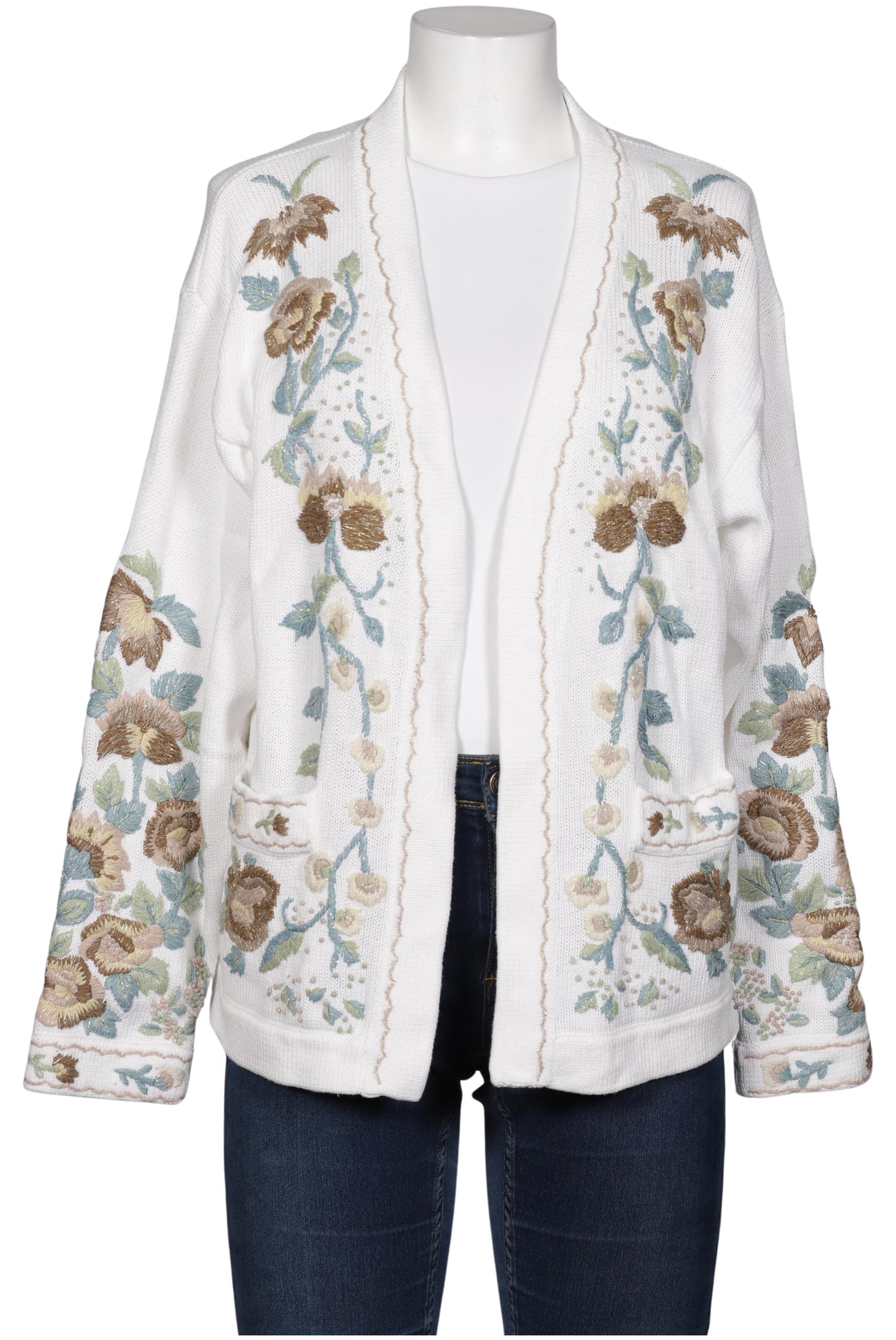 

Madeleine Damen Strickjacke, weiß, Gr. 38