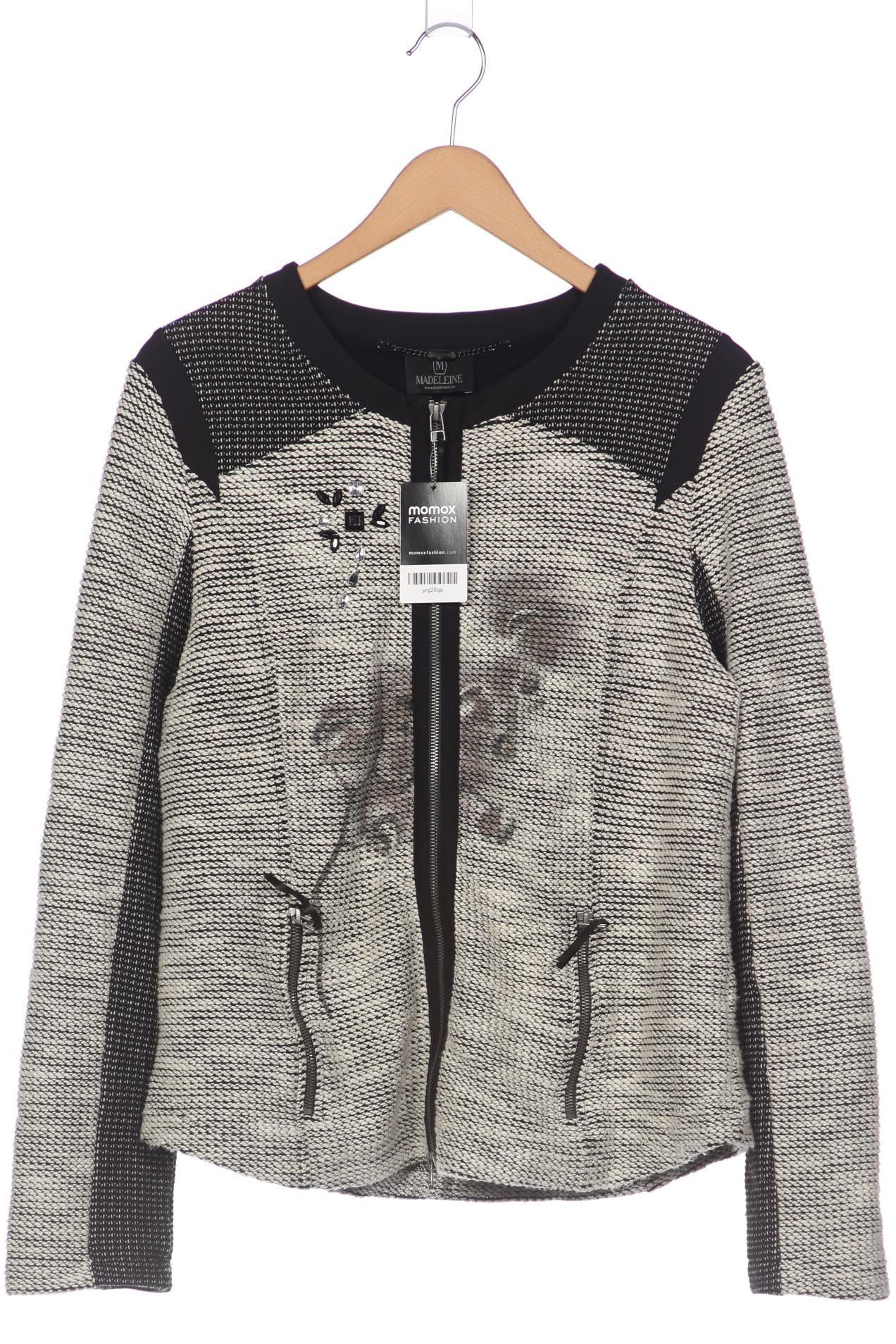 

Madeleine Damen Strickjacke, weiß, Gr. 44