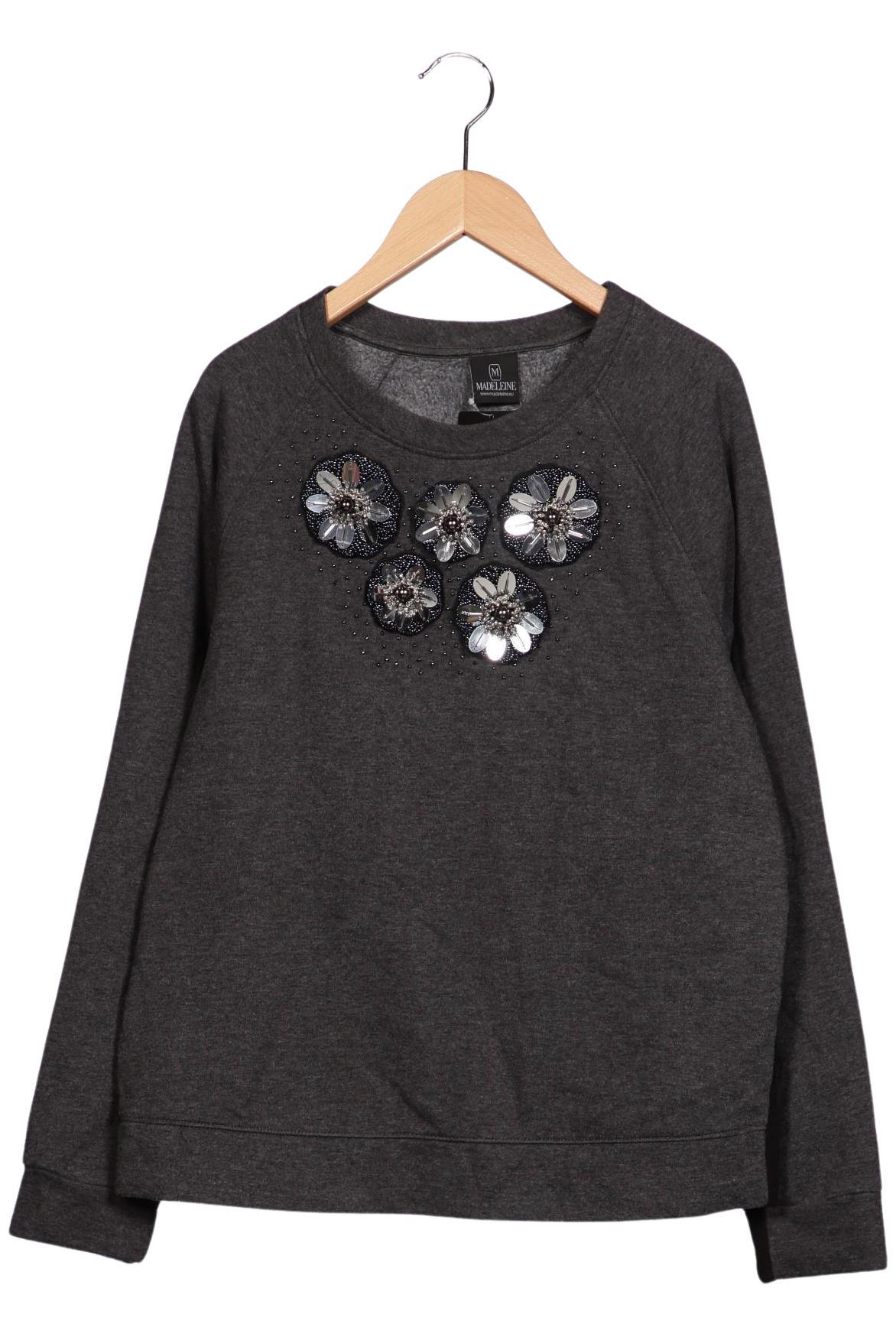

Madeleine Damen Sweatshirt, grau, Gr. 38