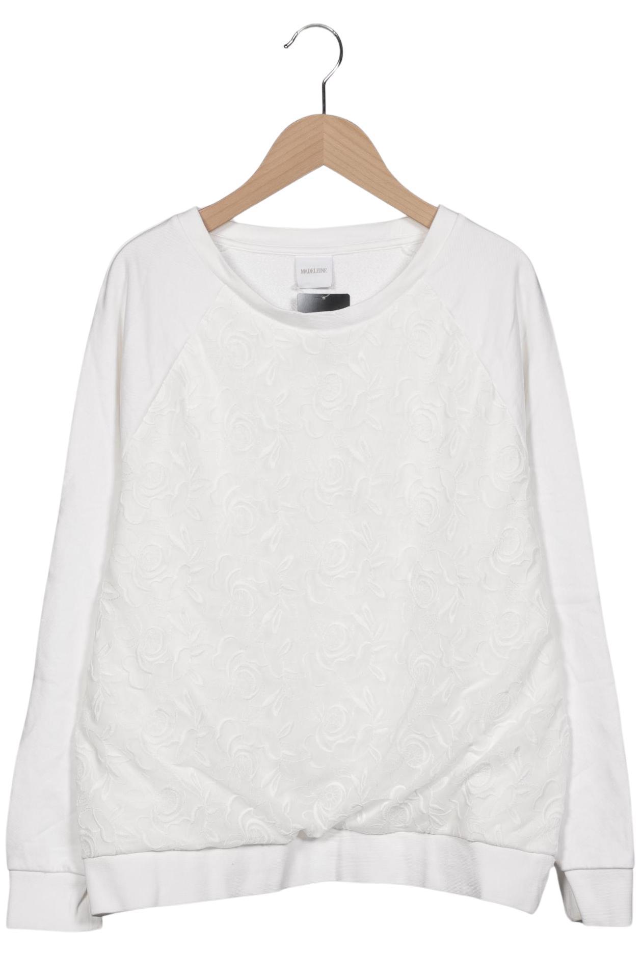 

Madeleine Damen Sweatshirt, weiß, Gr. 38