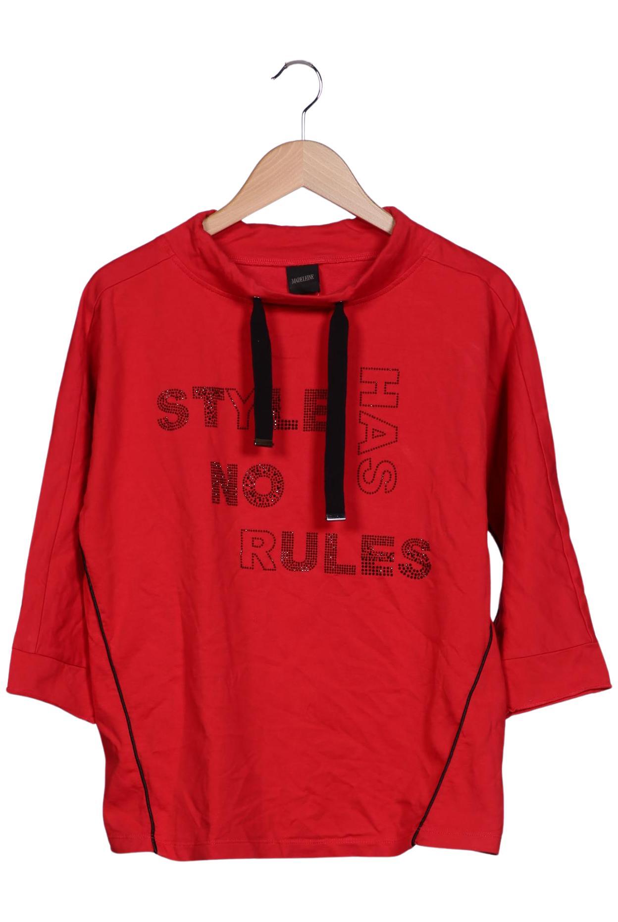 

Madeleine Damen Sweatshirt, rot, Gr. 42