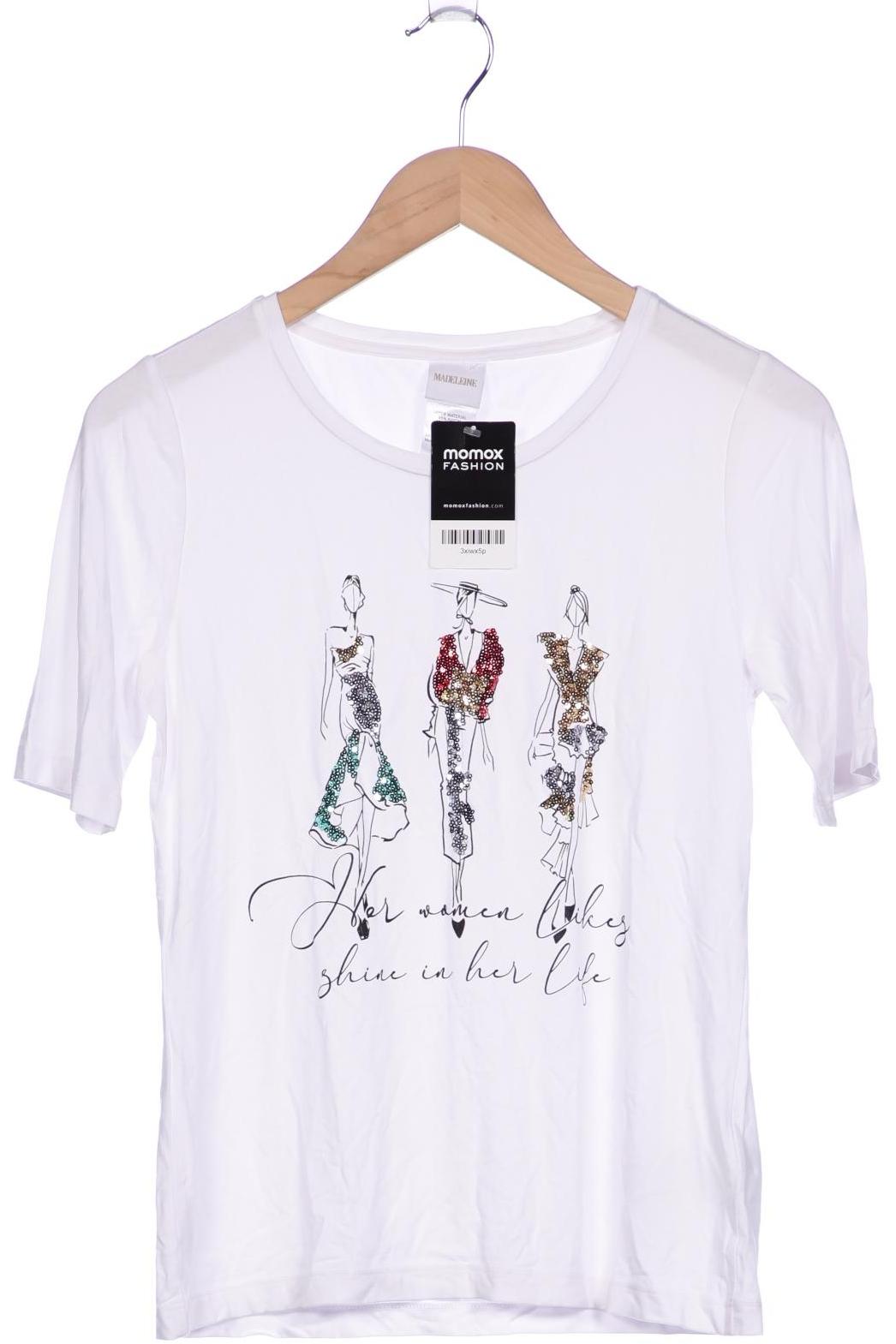 

Madeleine Damen T-Shirt, weiß, Gr. 36