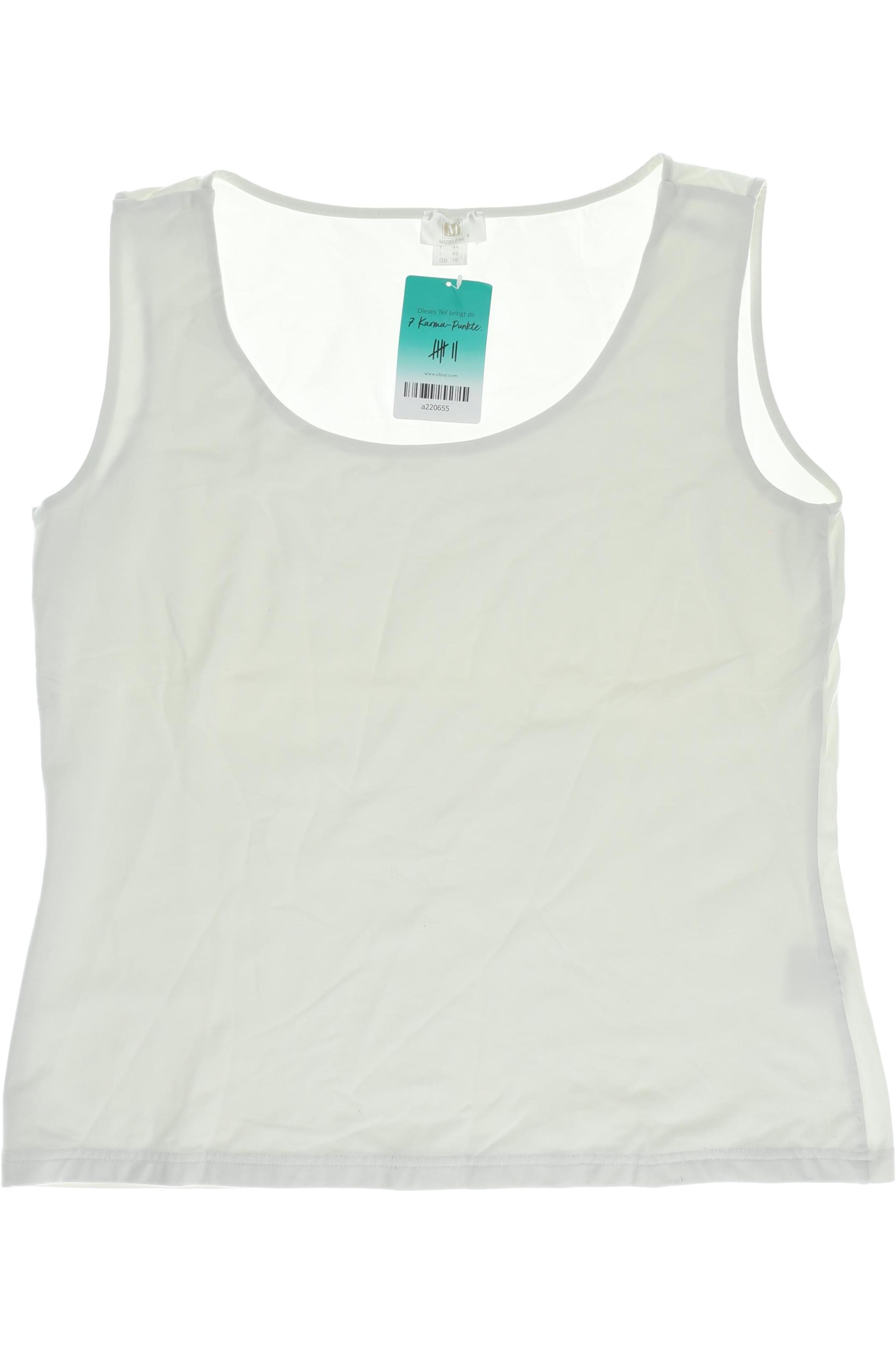 

Madeleine Damen Top, weiß, Gr. 42