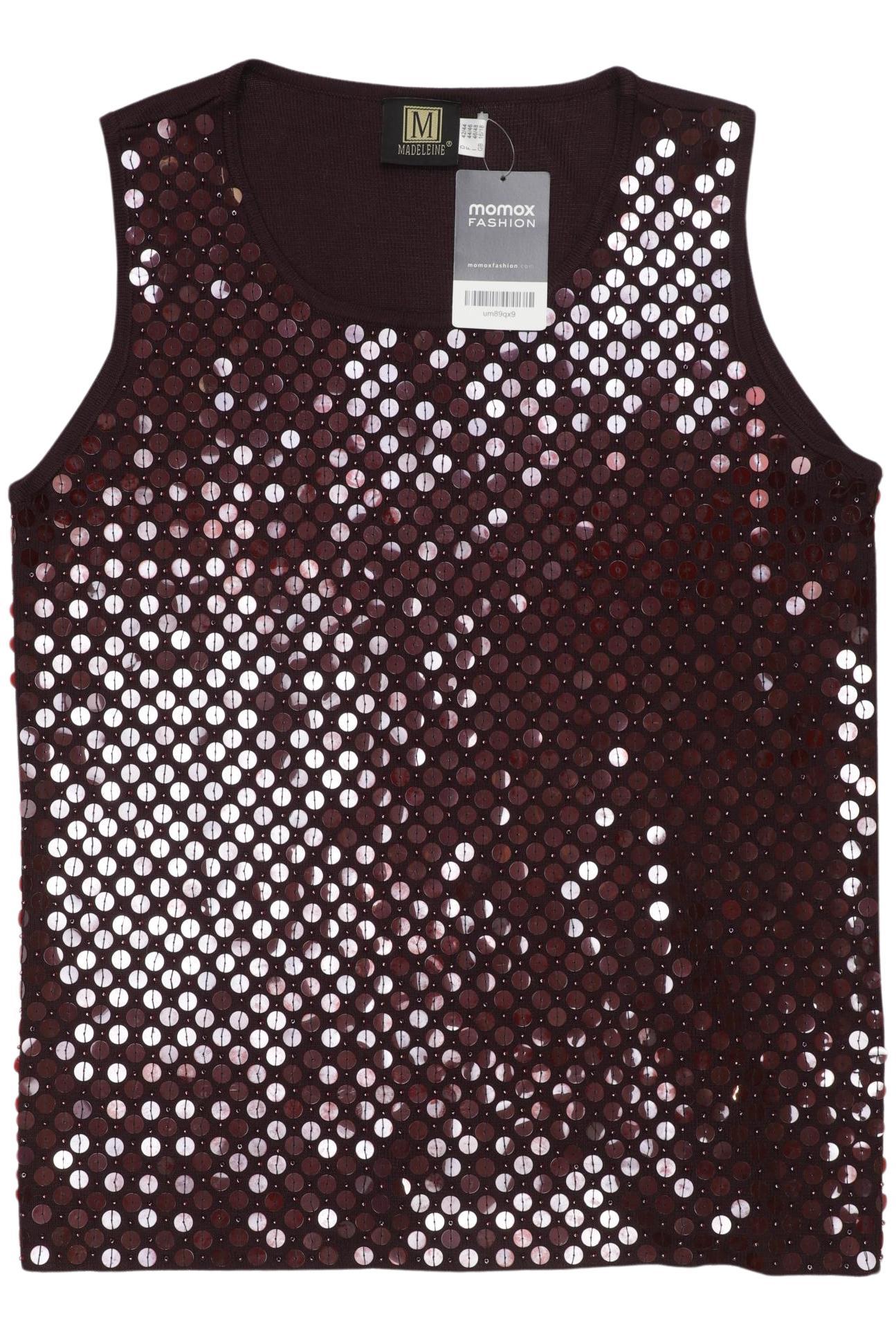 

Madeleine Damen Top, bordeaux, Gr. 42