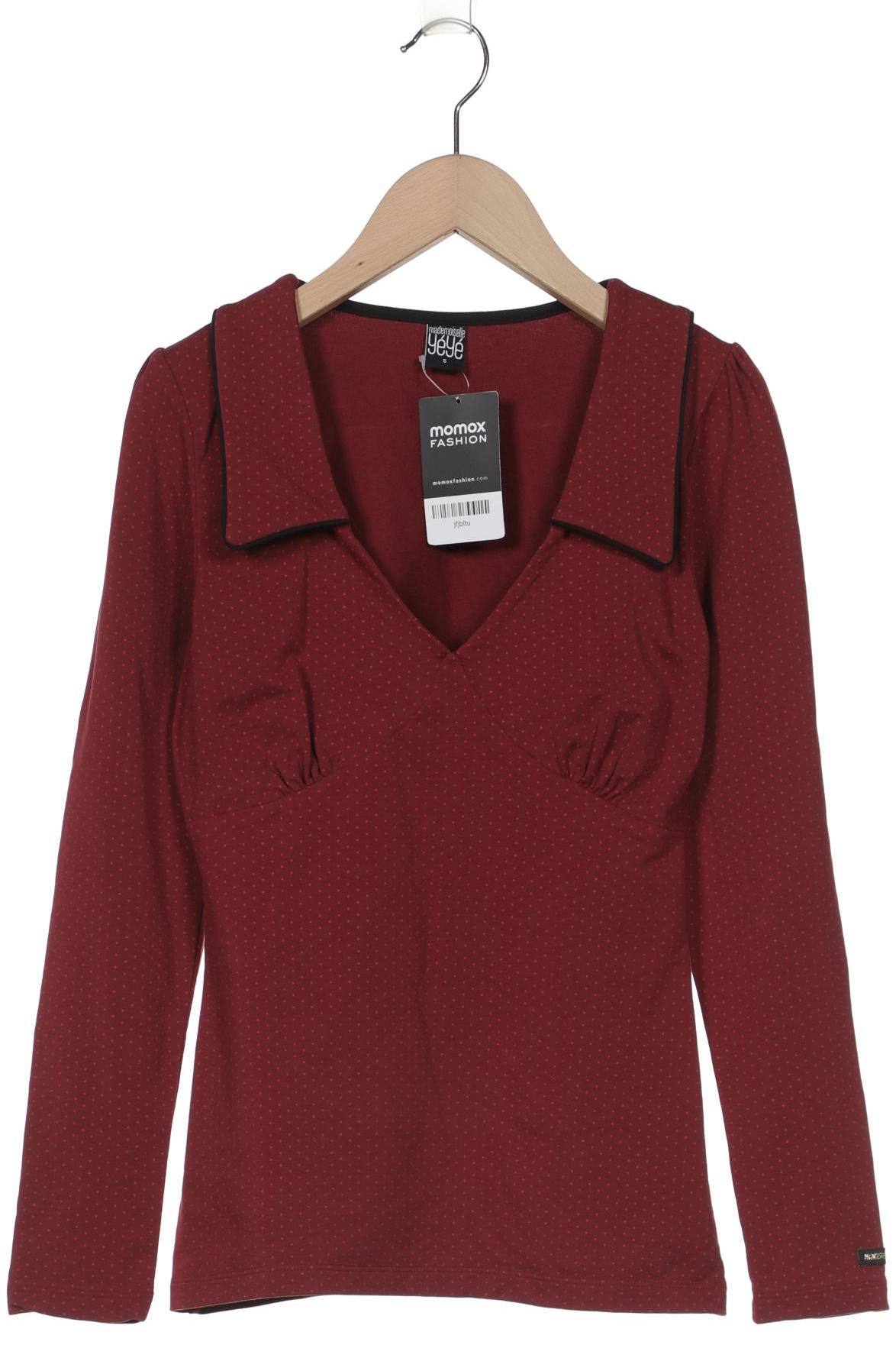 

Mademoiselle YéYé Damen Langarmshirt, bordeaux