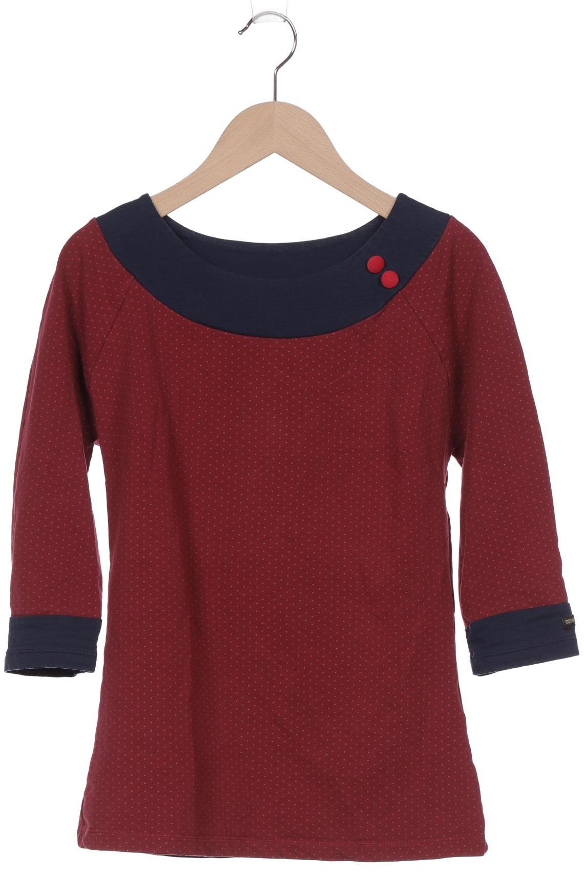 

Mademoiselle YéYé Damen Langarmshirt, bordeaux