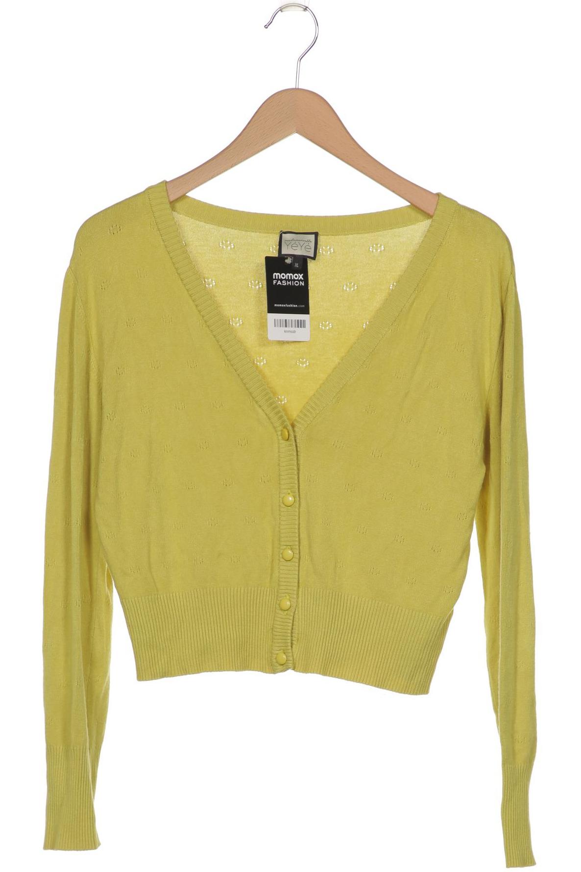 

Mademoiselle YeYe Damen Strickjacke, hellgrün