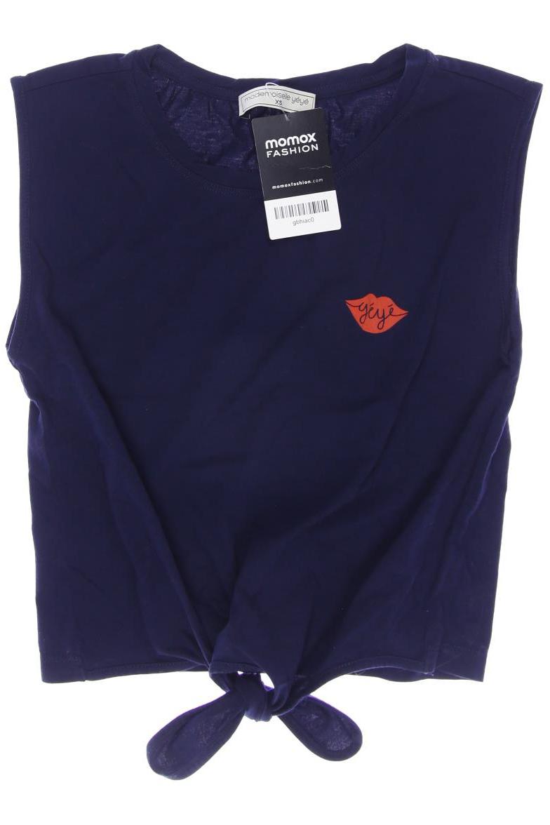 

Mademoiselle YeYe Damen Top, marineblau