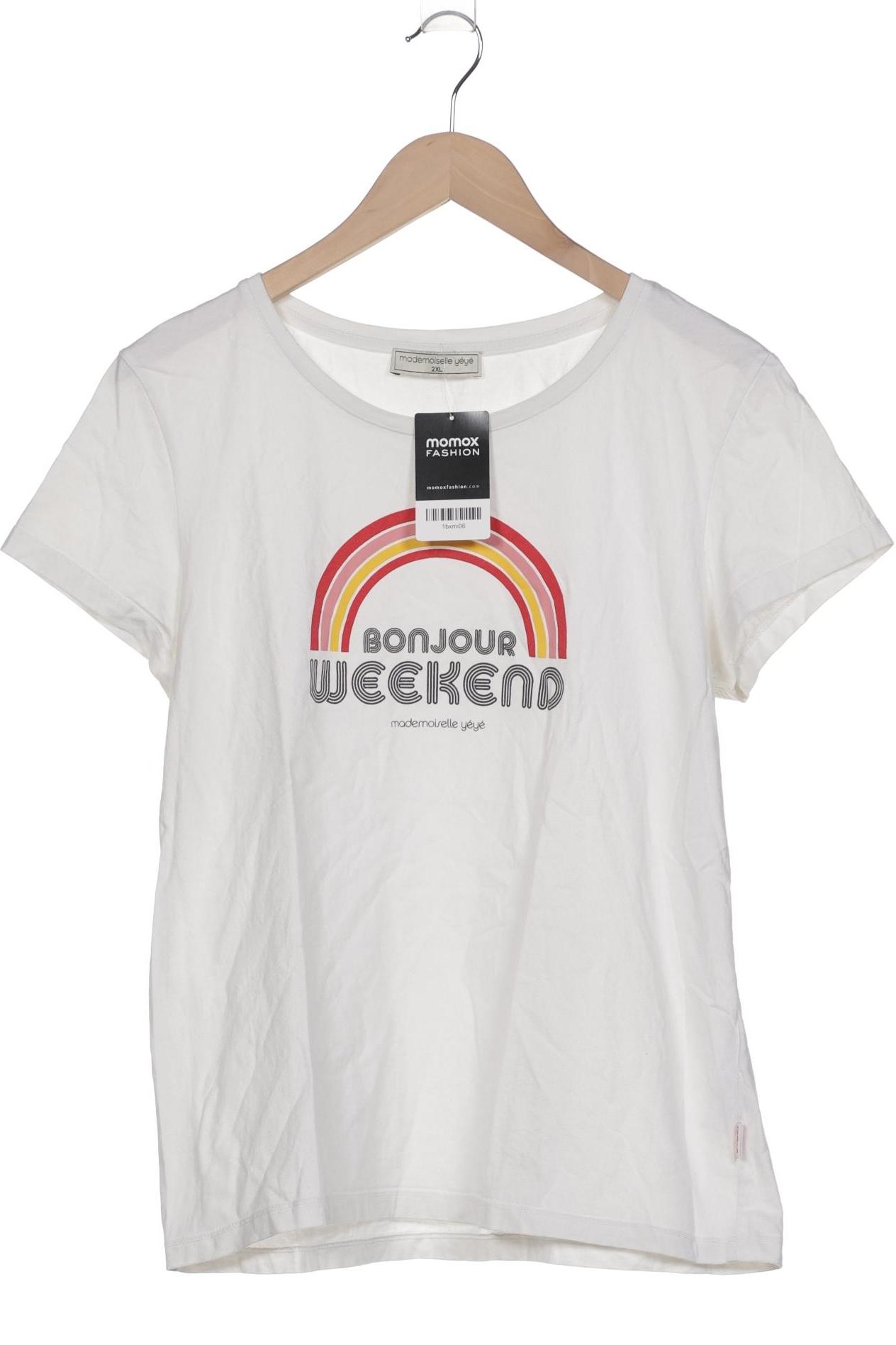

Mademoiselle YeYe Damen T-Shirt, cremeweiß, Gr. 46