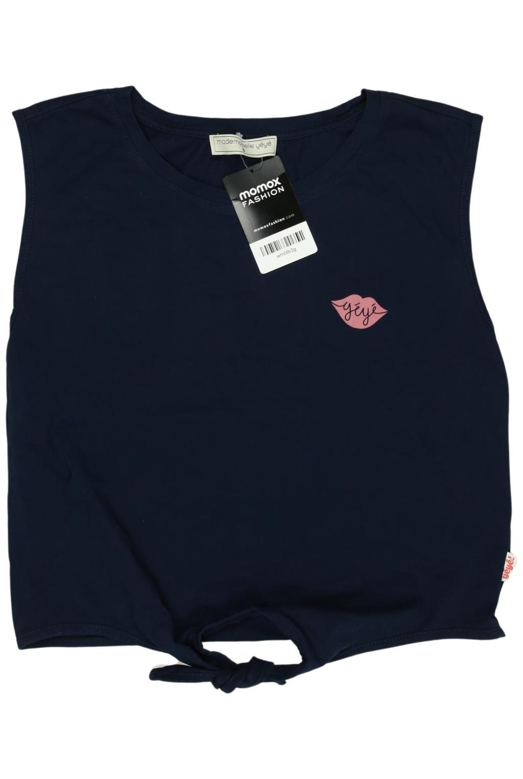 

Mademoiselle YeYe Damen Top, marineblau, Gr. 36