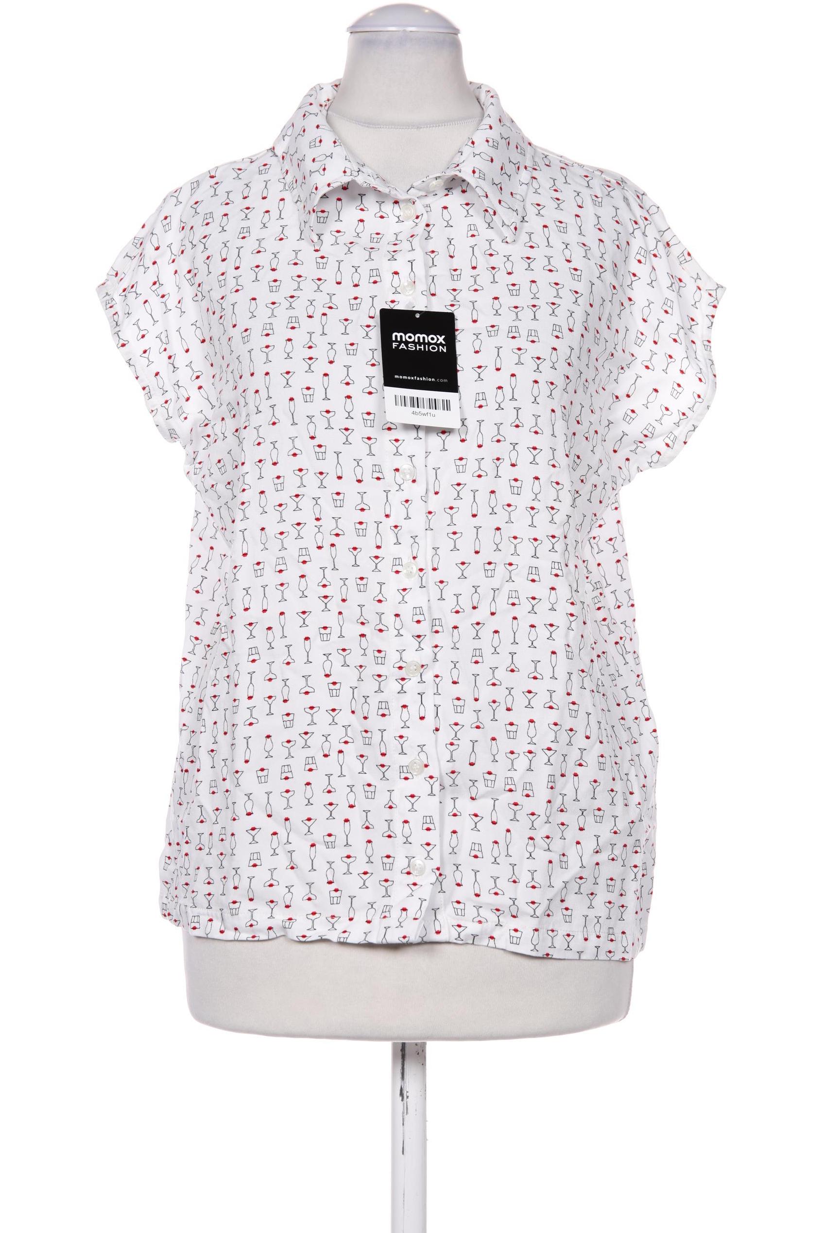 

Mademoiselle YeYe Damen Bluse, weiß, Gr. 34