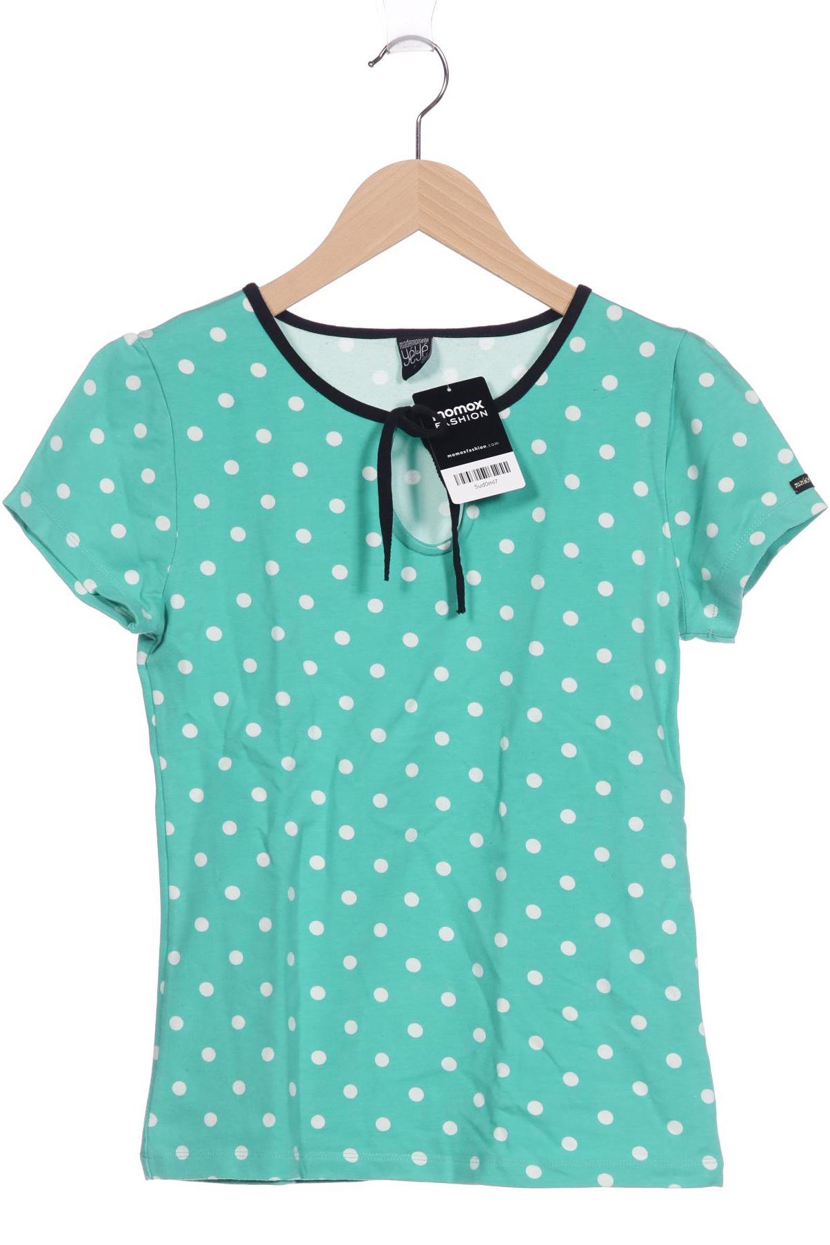 

Mademoiselle YeYe Damen T-Shirt, türkis, Gr. 36