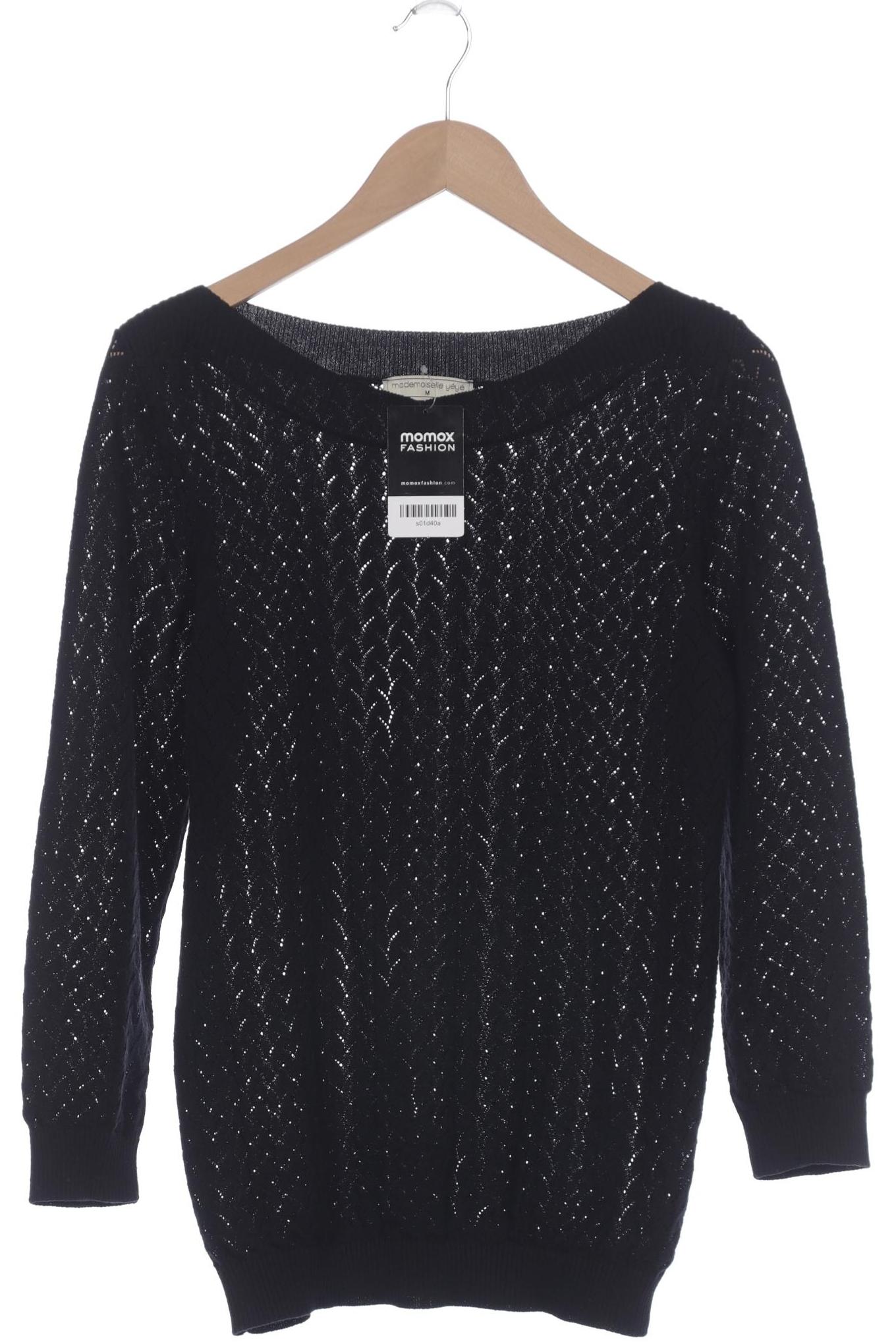 

Mademoiselle YeYe Damen Pullover, schwarz, Gr. 38