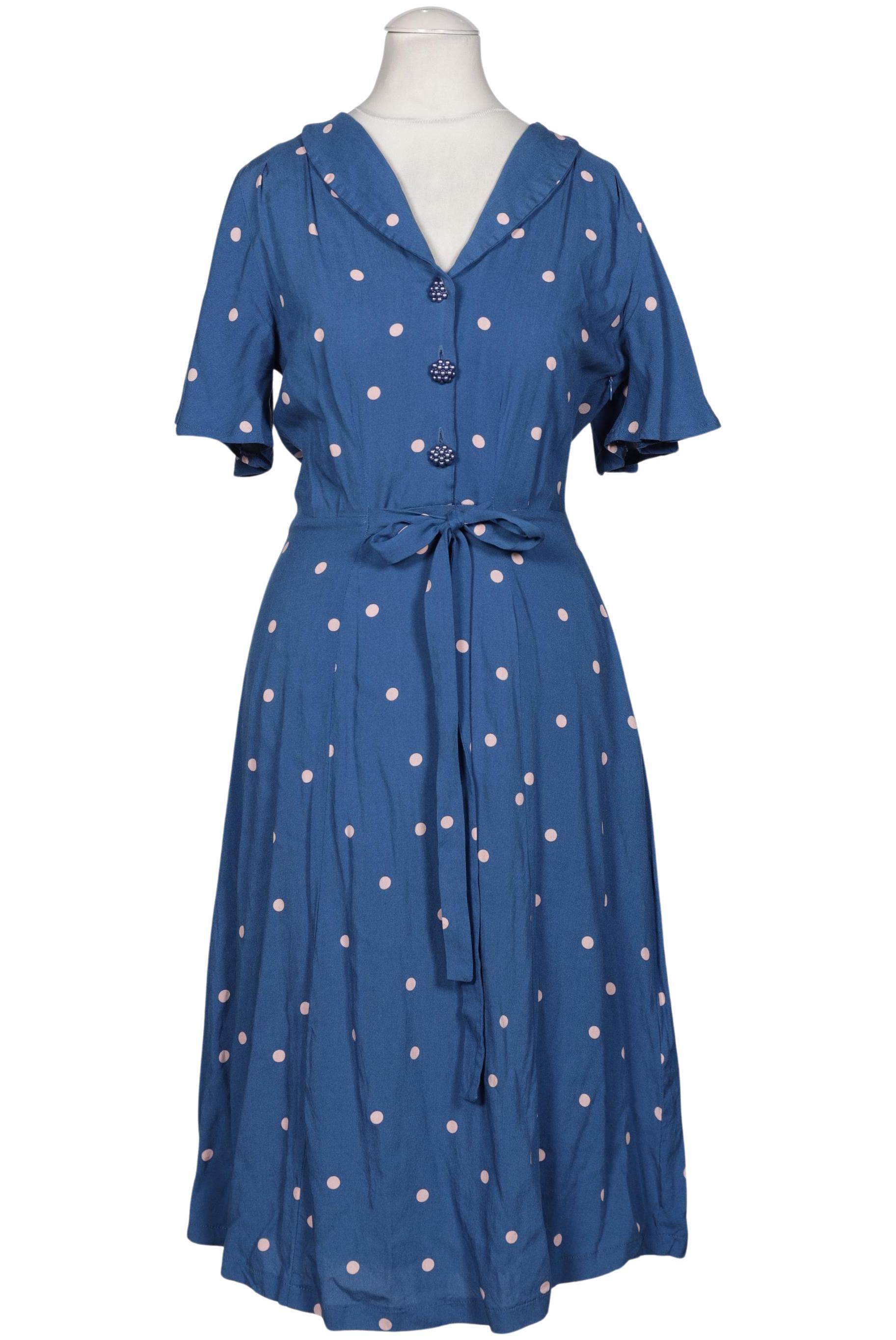 

Mademoiselle YeYe Damen Kleid, blau, Gr. 34