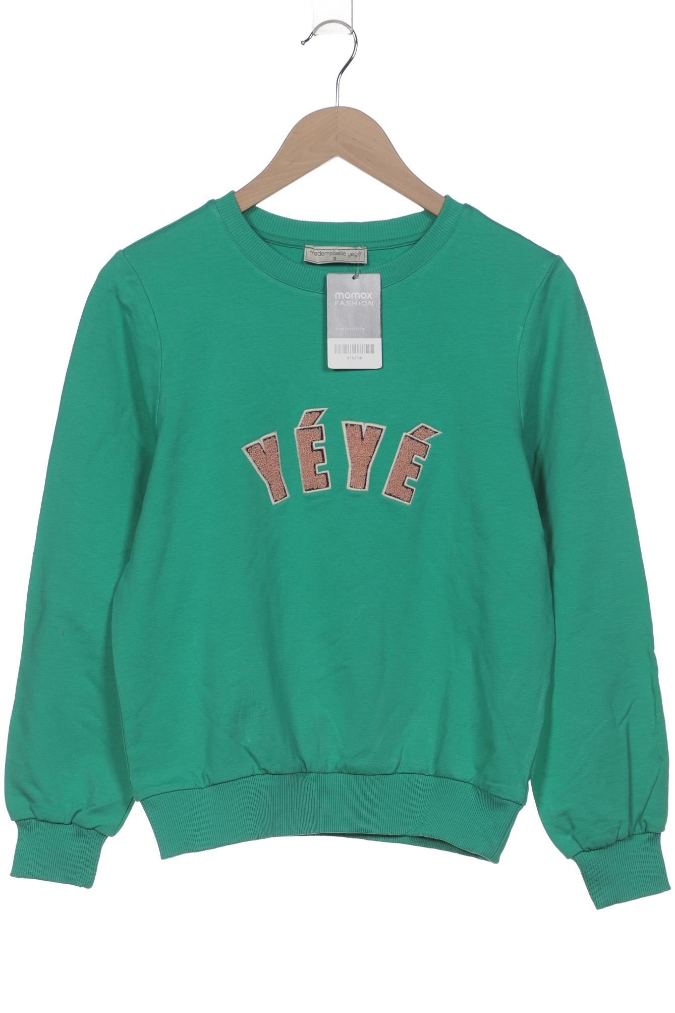 

Mademoiselle YeYe Damen Sweatshirt, grün, Gr. 36