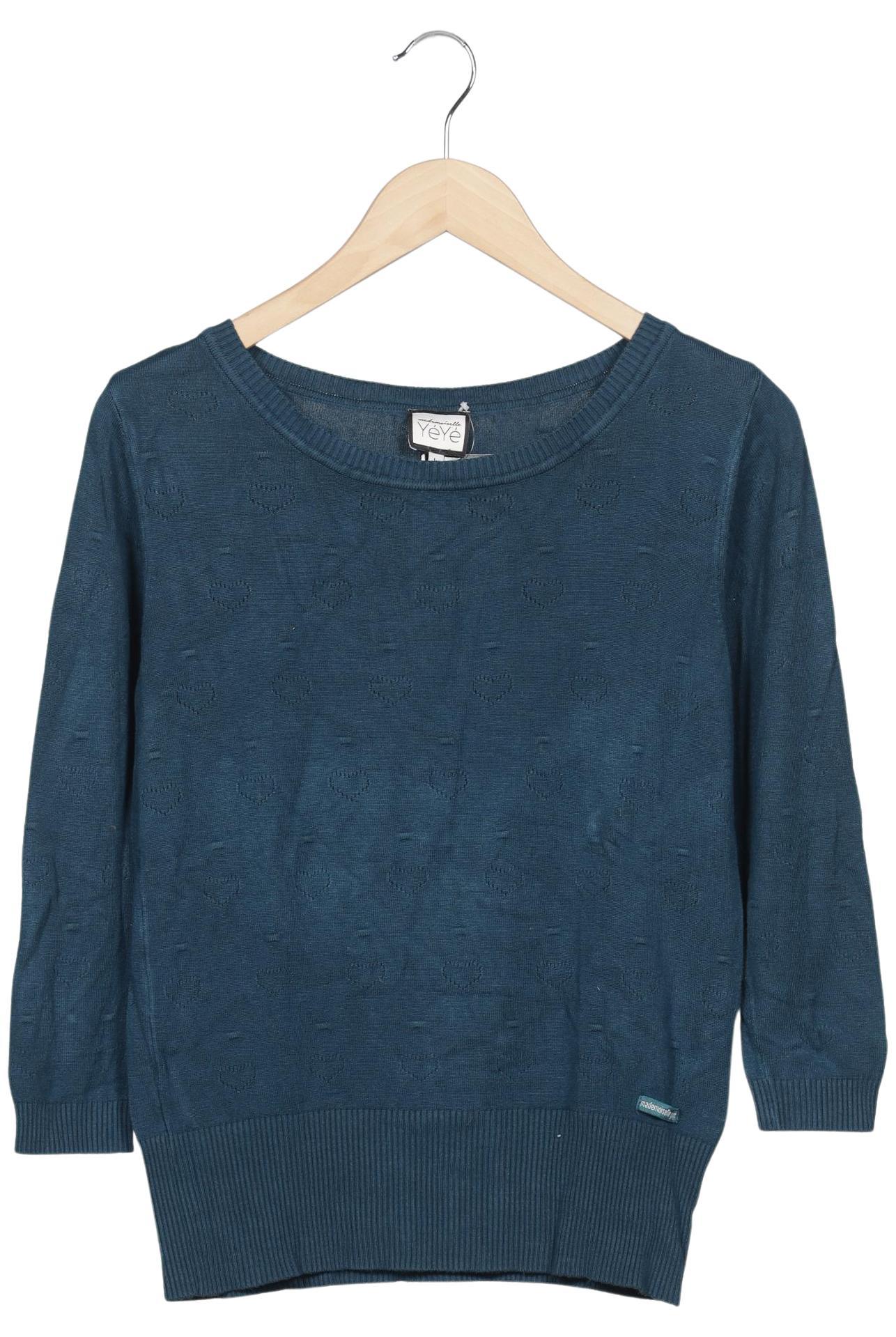 

Mademoiselle YeYe Damen Pullover, blau, Gr. 42