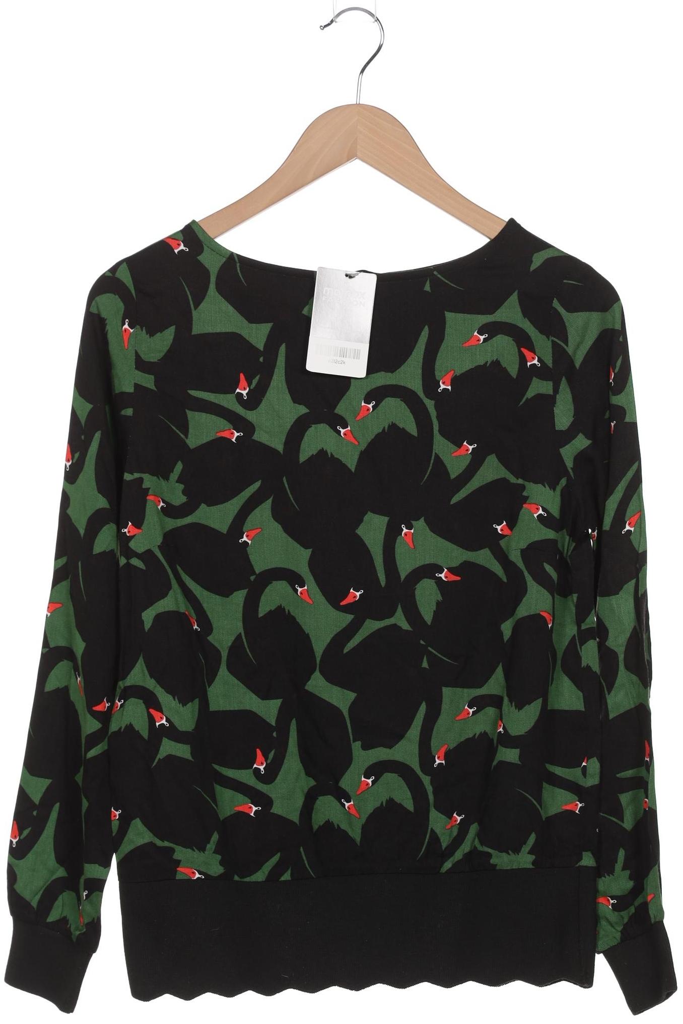 

Mademoiselle YeYe Damen Langarmshirt, schwarz, Gr. 34