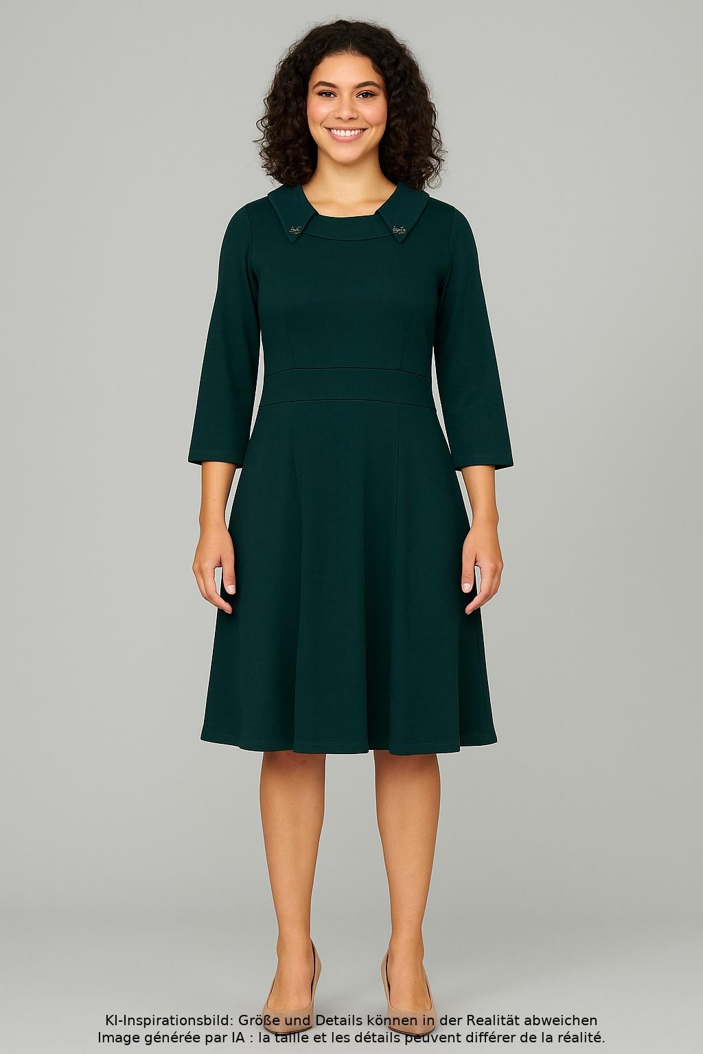 

Mademoiselle YeYe Damen Kleid, grün, Gr. 42