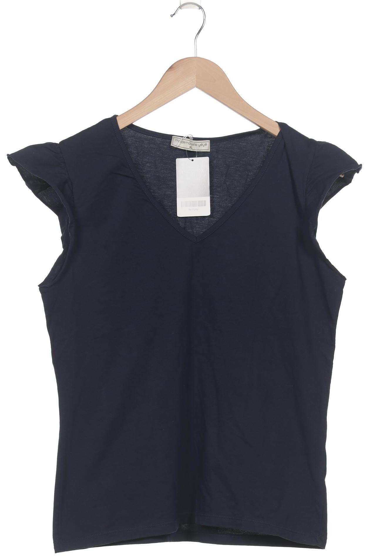

Mademoiselle YeYe Damen T-Shirt, marineblau, Gr. 44