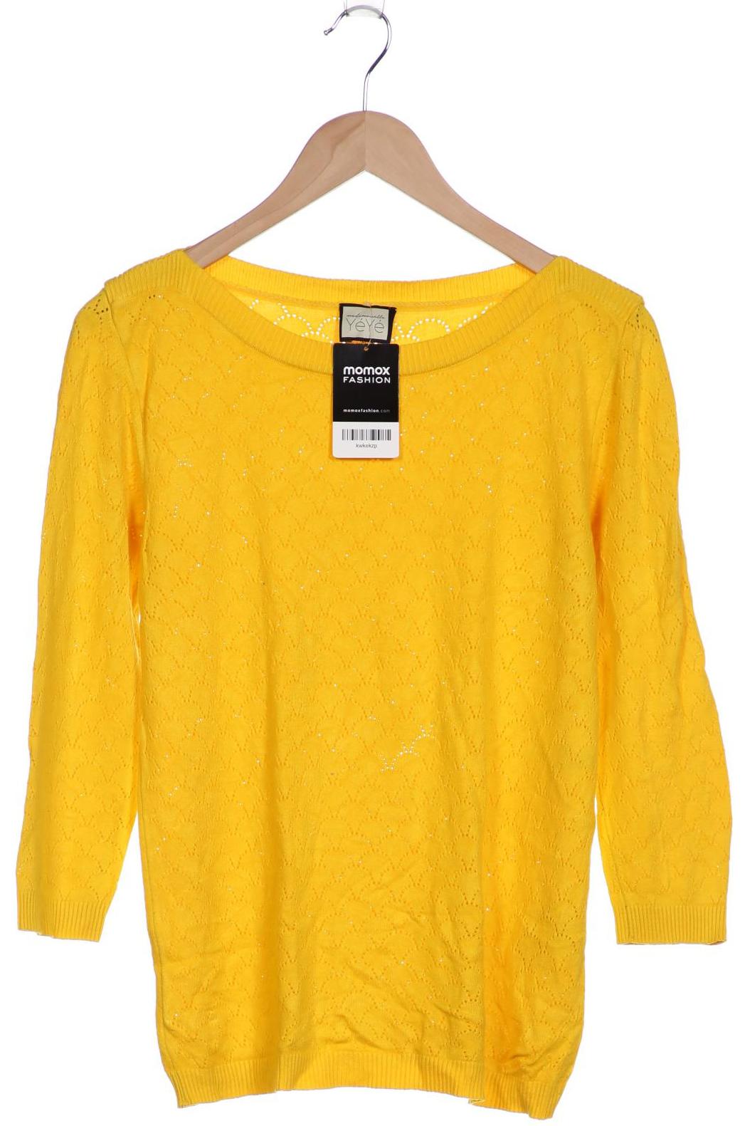 

Mademoiselle YeYe Damen Pullover, gelb, Gr. 38