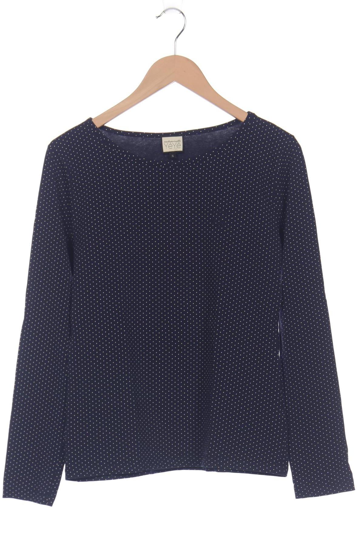 

Mademoiselle YeYe Damen Langarmshirt, marineblau, Gr. 44
