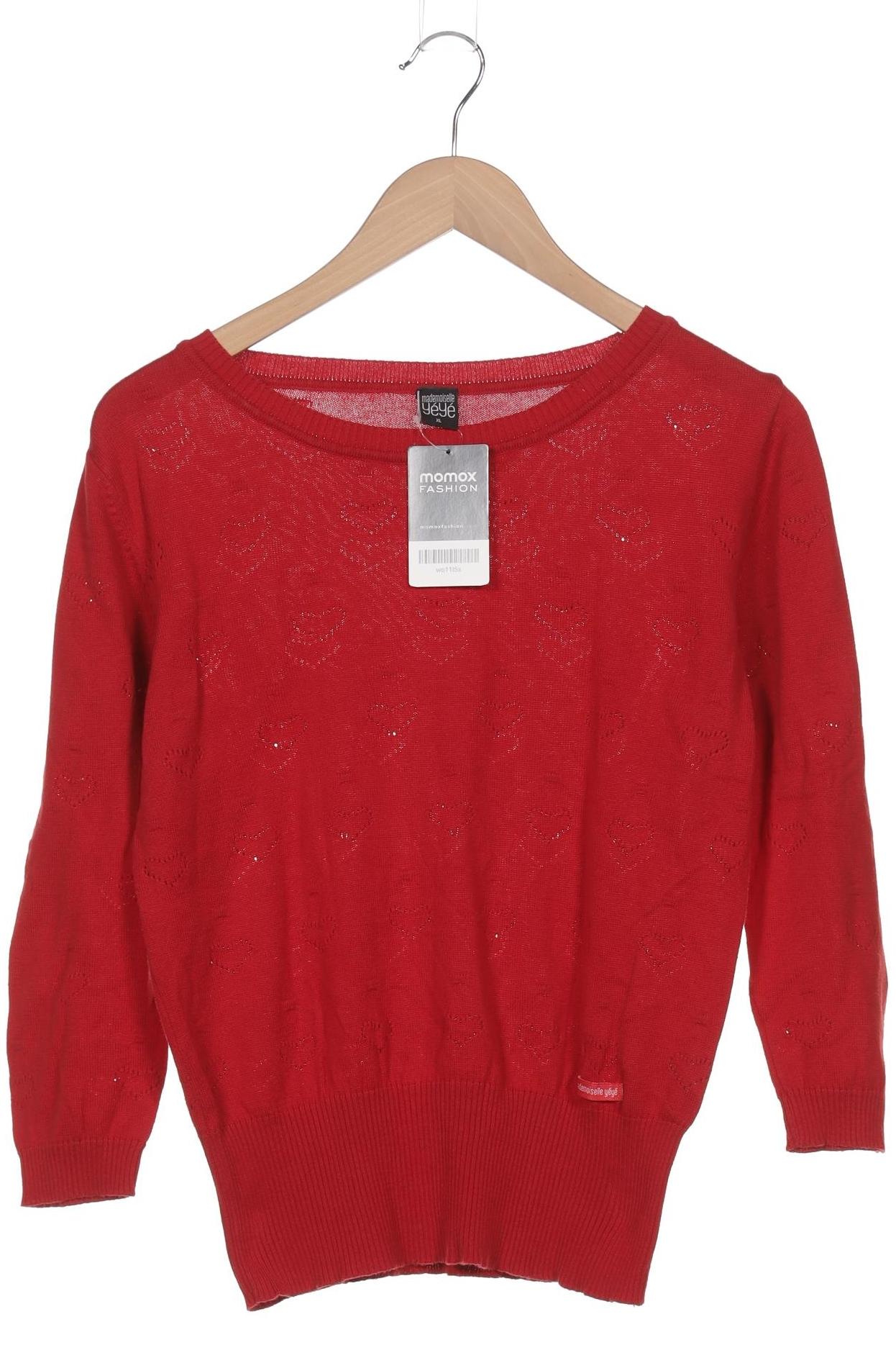 

Mademoiselle YeYe Damen Pullover, rot, Gr. 44
