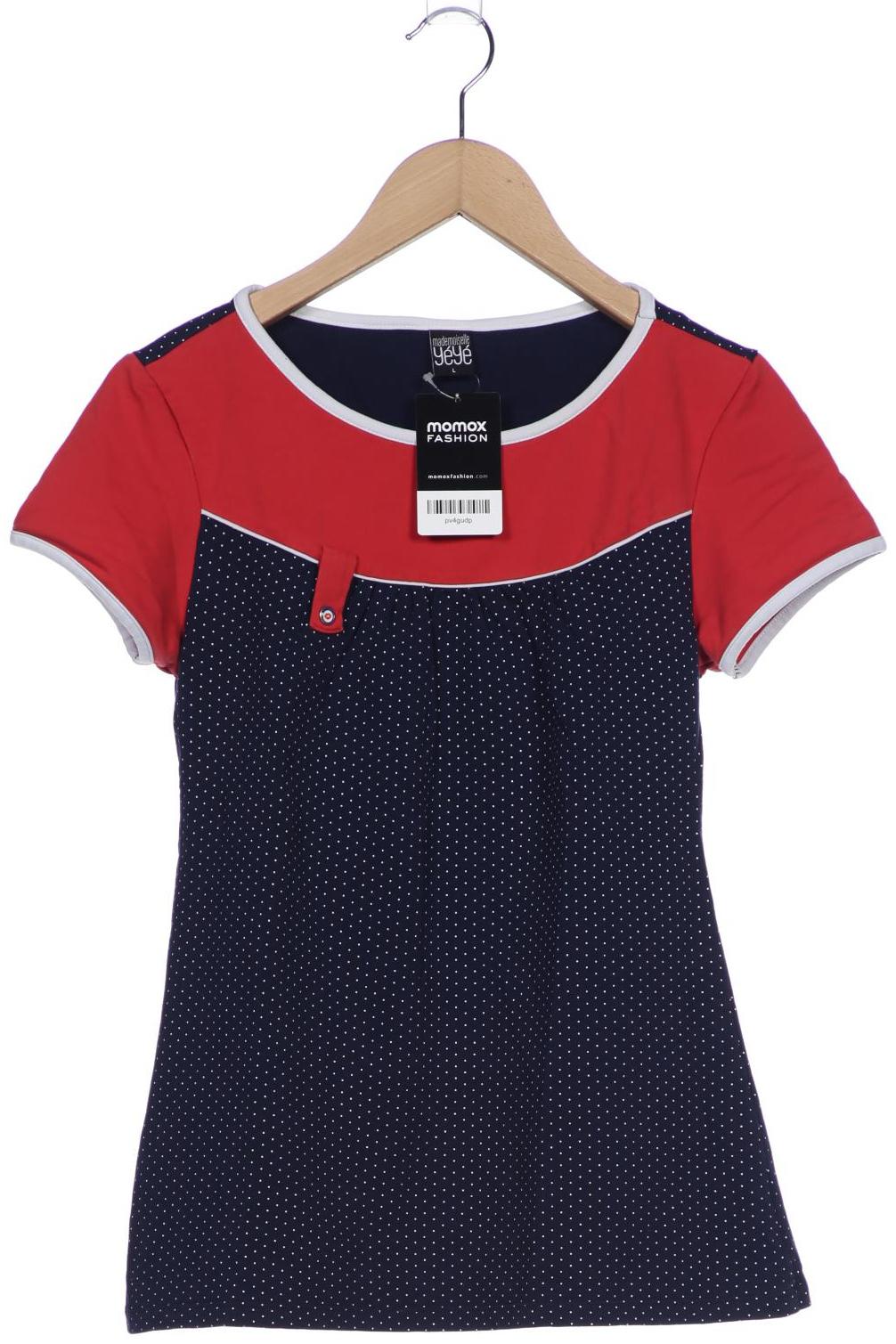 

Mademoiselle YeYe Damen T-Shirt, marineblau, Gr. 42
