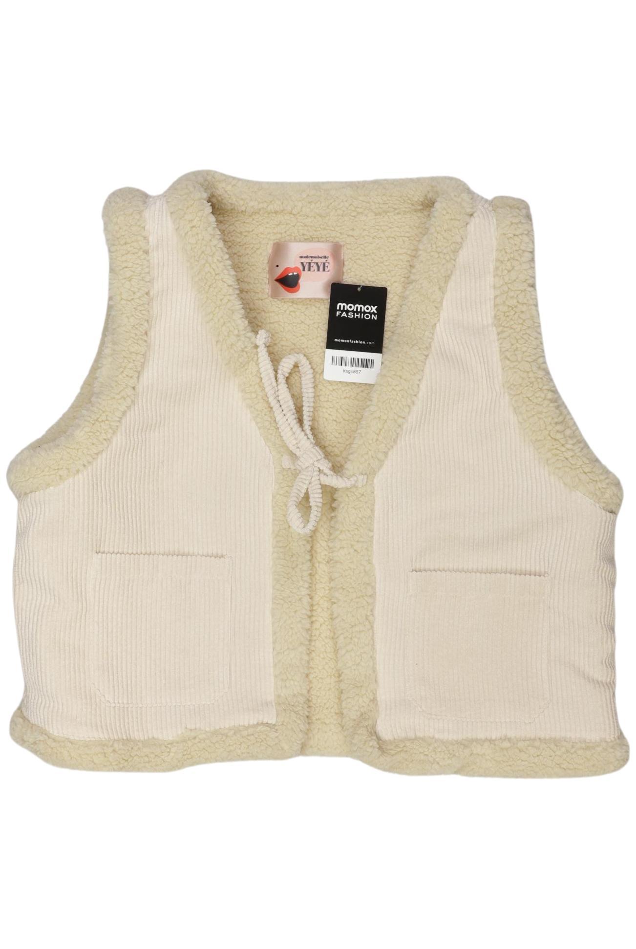 

Mademoiselle YeYe Damen Weste, cremeweiß, Gr. 42