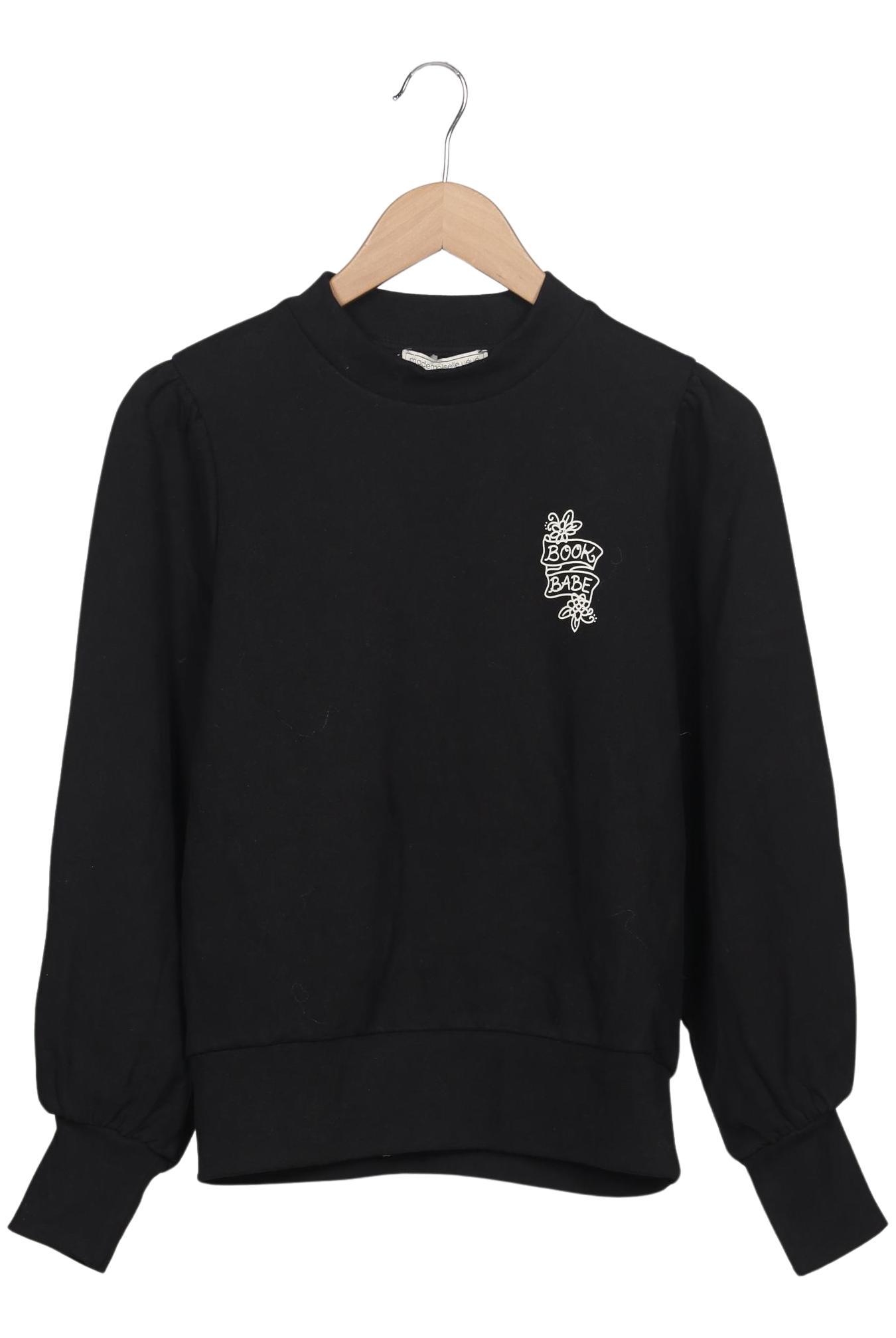 

Mademoiselle YeYe Damen Sweatshirt, schwarz, Gr. 34
