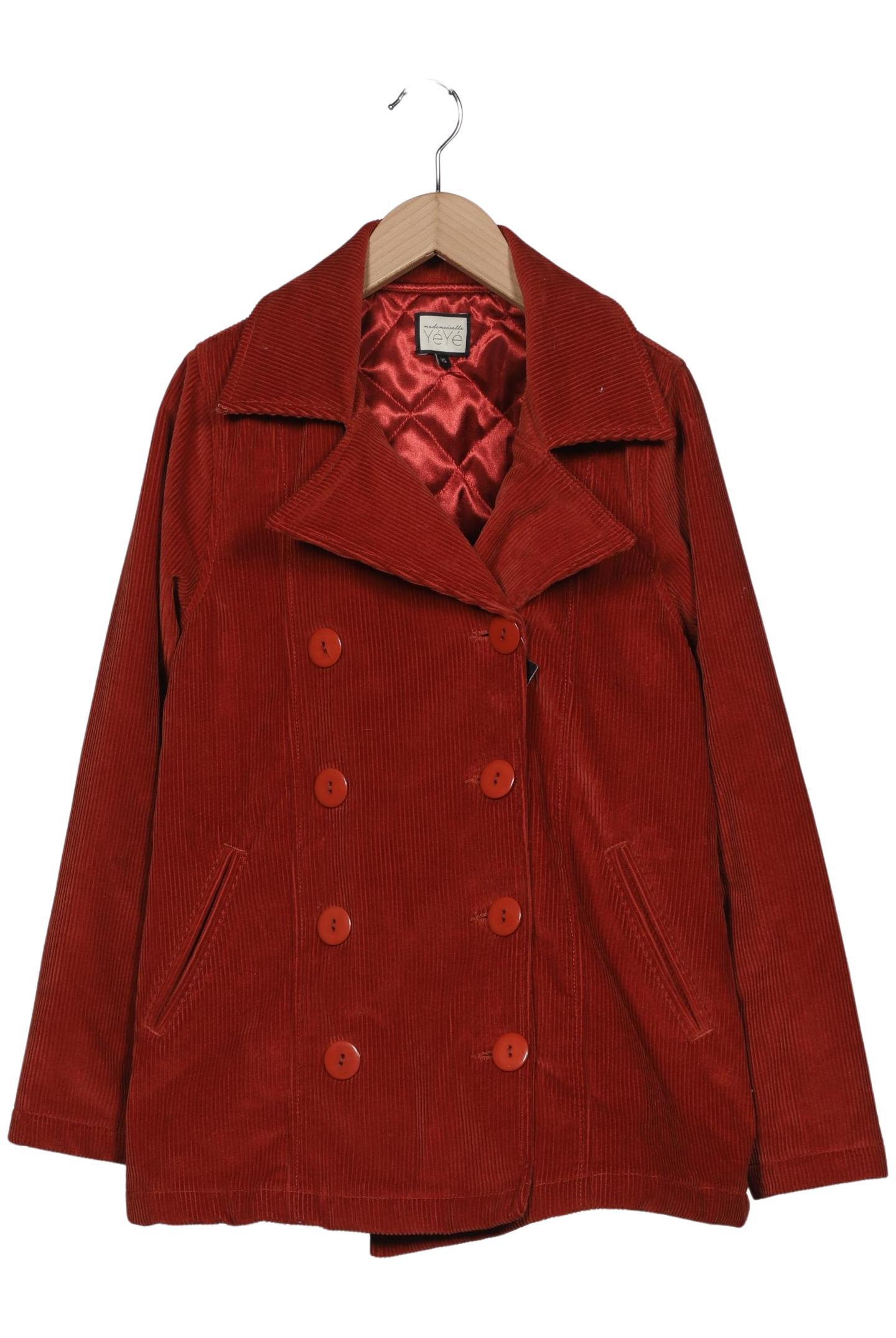

Mademoiselle YeYe Damen Jacke, rot, Gr. 34