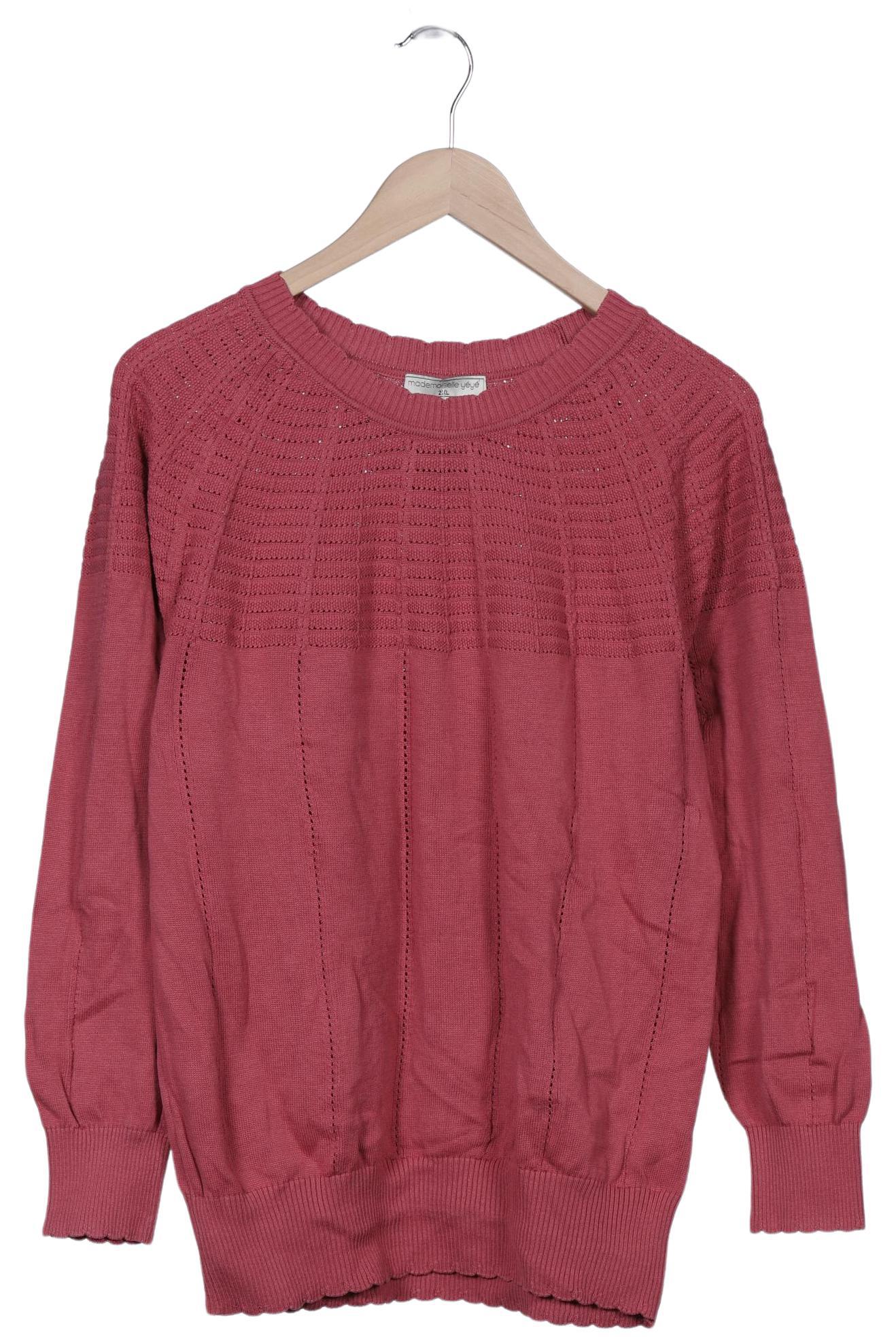 

Mademoiselle YeYe Damen Pullover, pink, Gr. 46