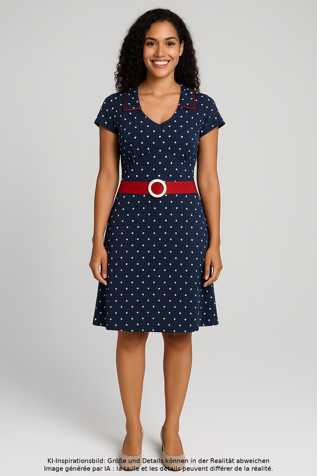 

Mademoiselle YeYe Damen Kleid, mehrfarbig, Gr. 38