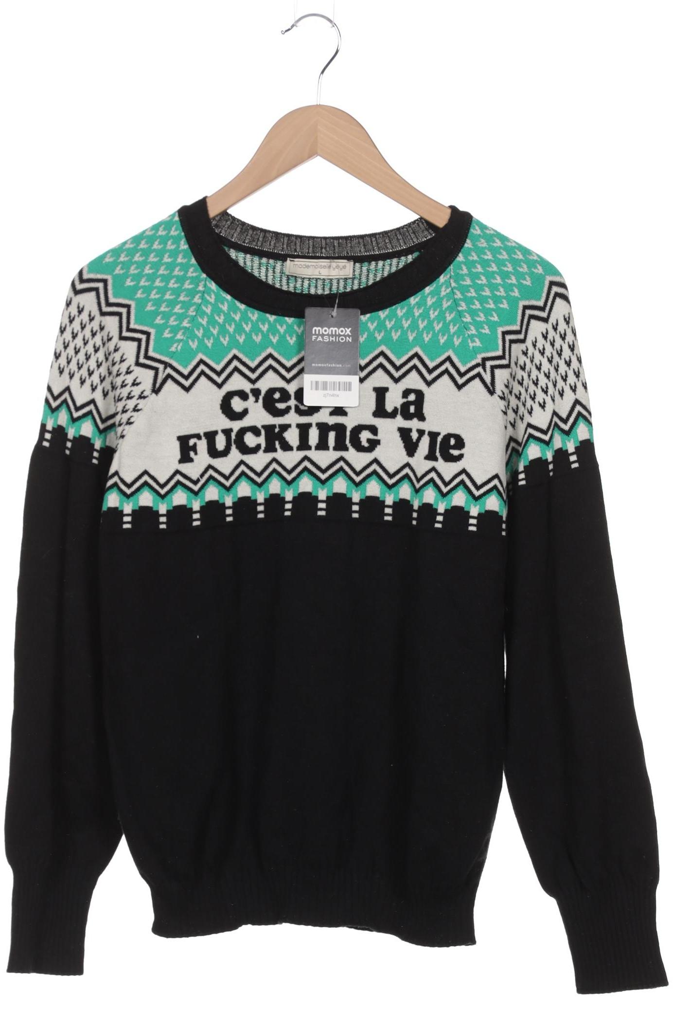 

Mademoiselle YeYe Damen Pullover, schwarz, Gr. 42