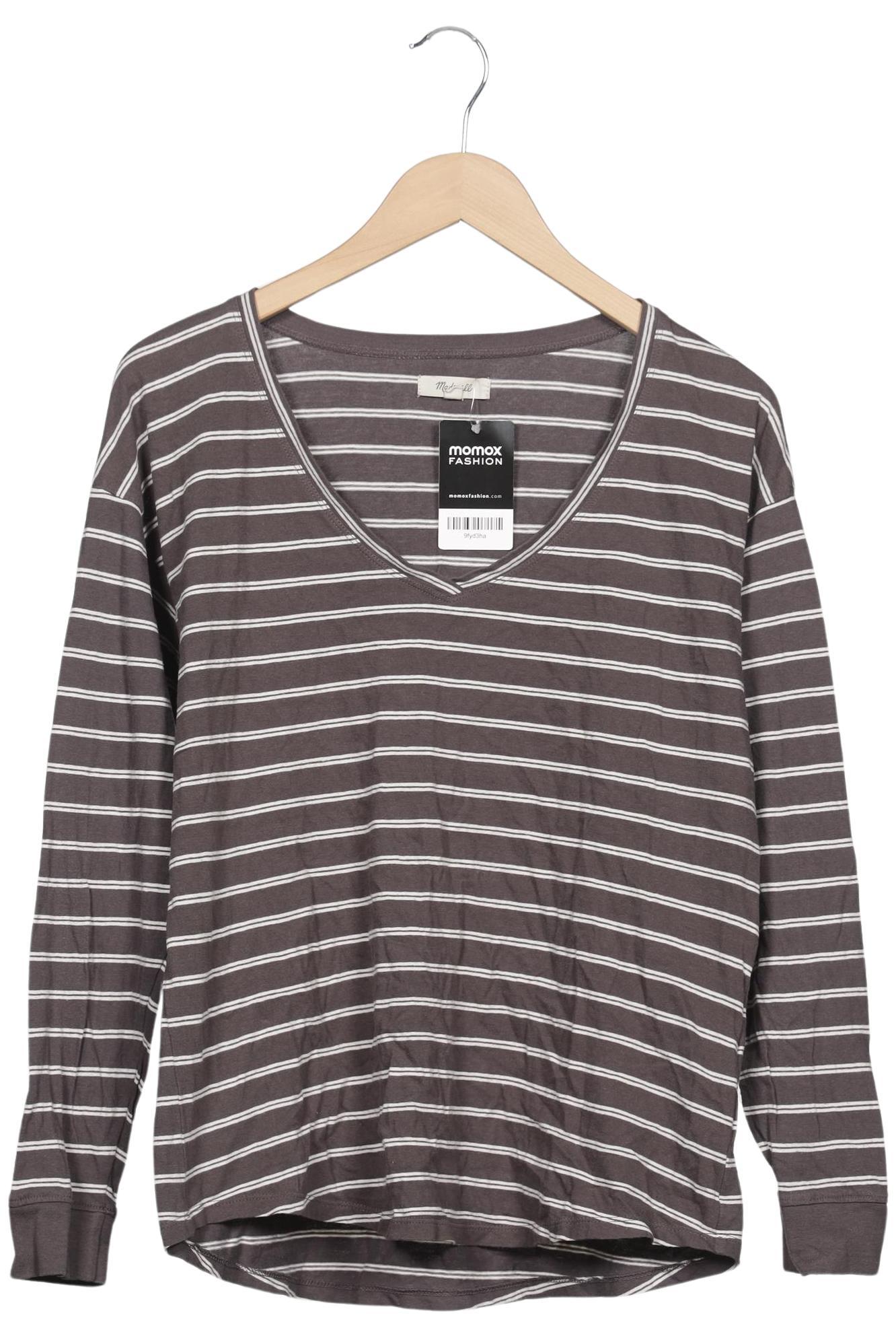 

Madewell Damen Langarmshirt, grau, Gr. 36