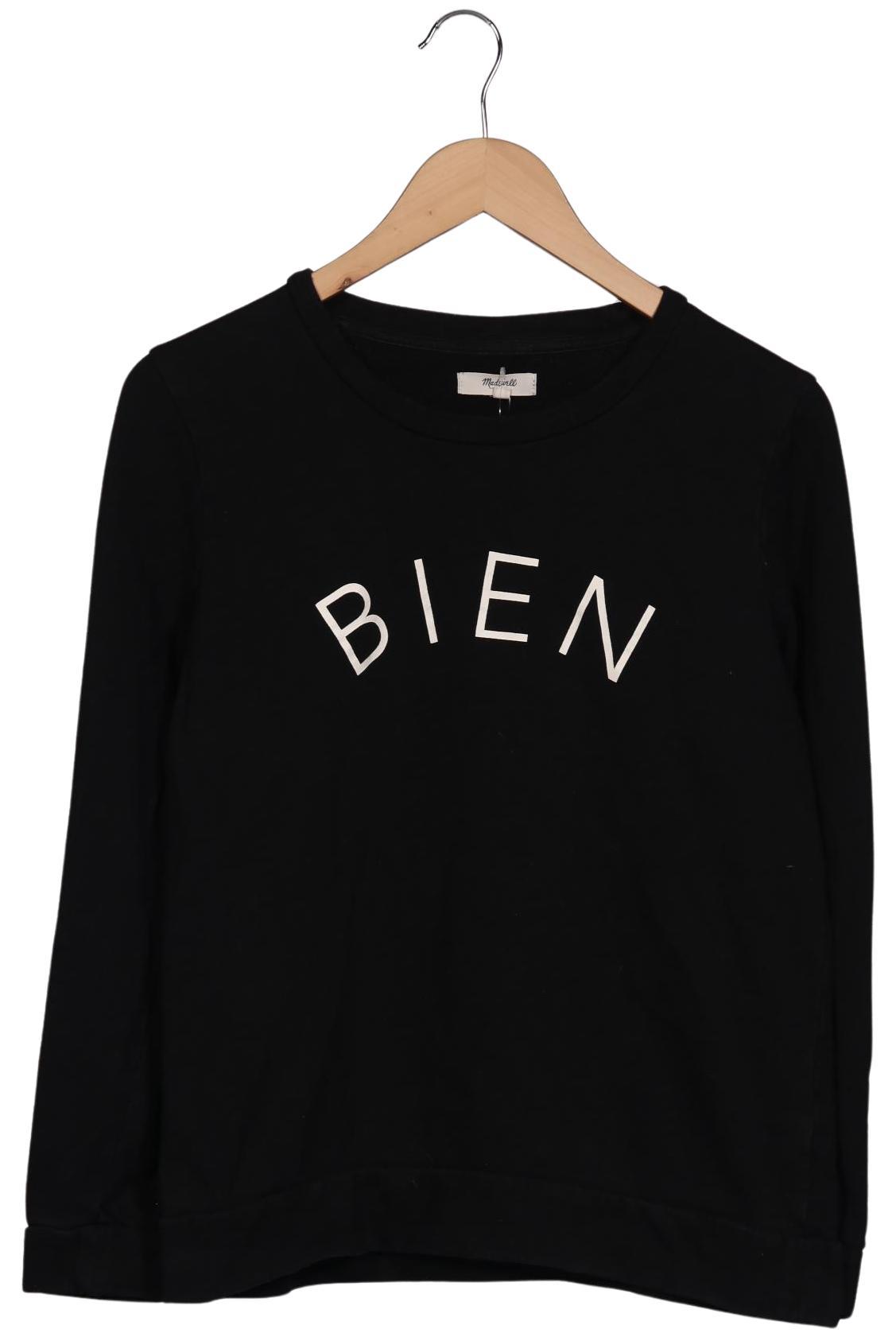 

Madewell Damen Sweatshirt, schwarz, Gr. 38