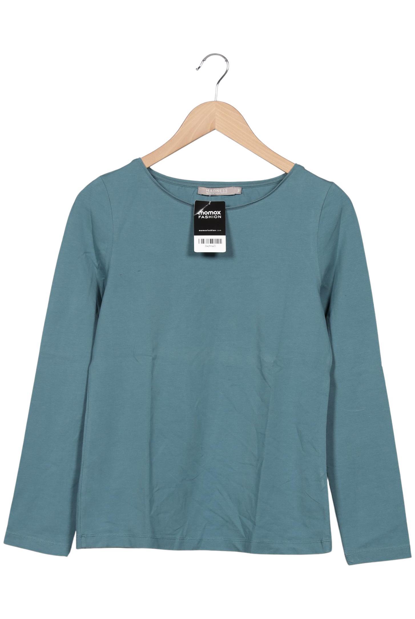

madness Damen Langarmshirt, türkis, Gr. 38