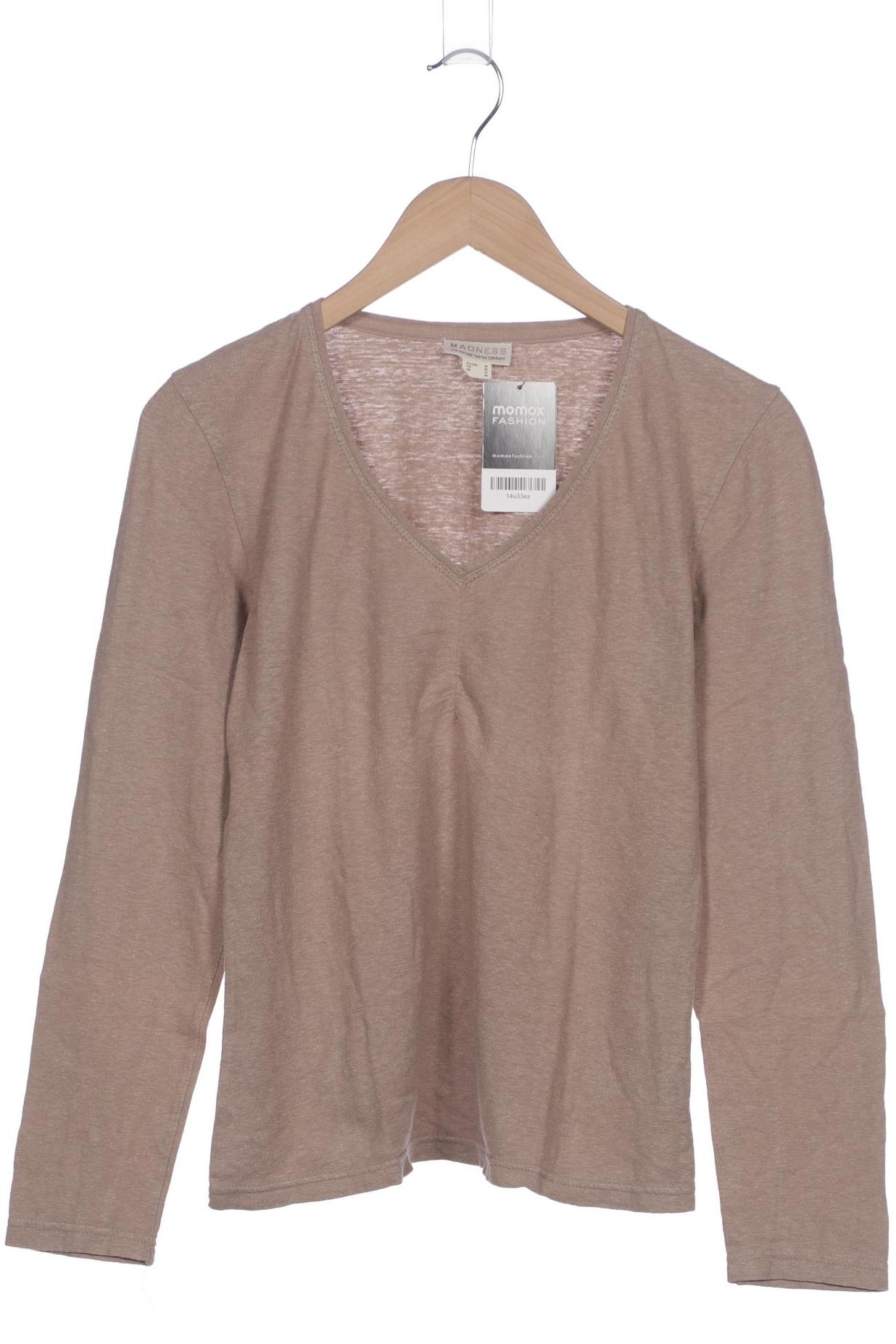 

madness Damen Langarmshirt, beige, Gr. 38