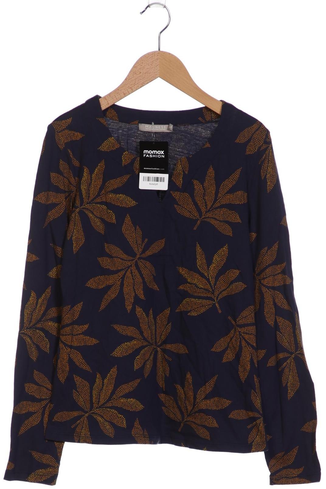 

madness Damen Langarmshirt, marineblau, Gr. 36