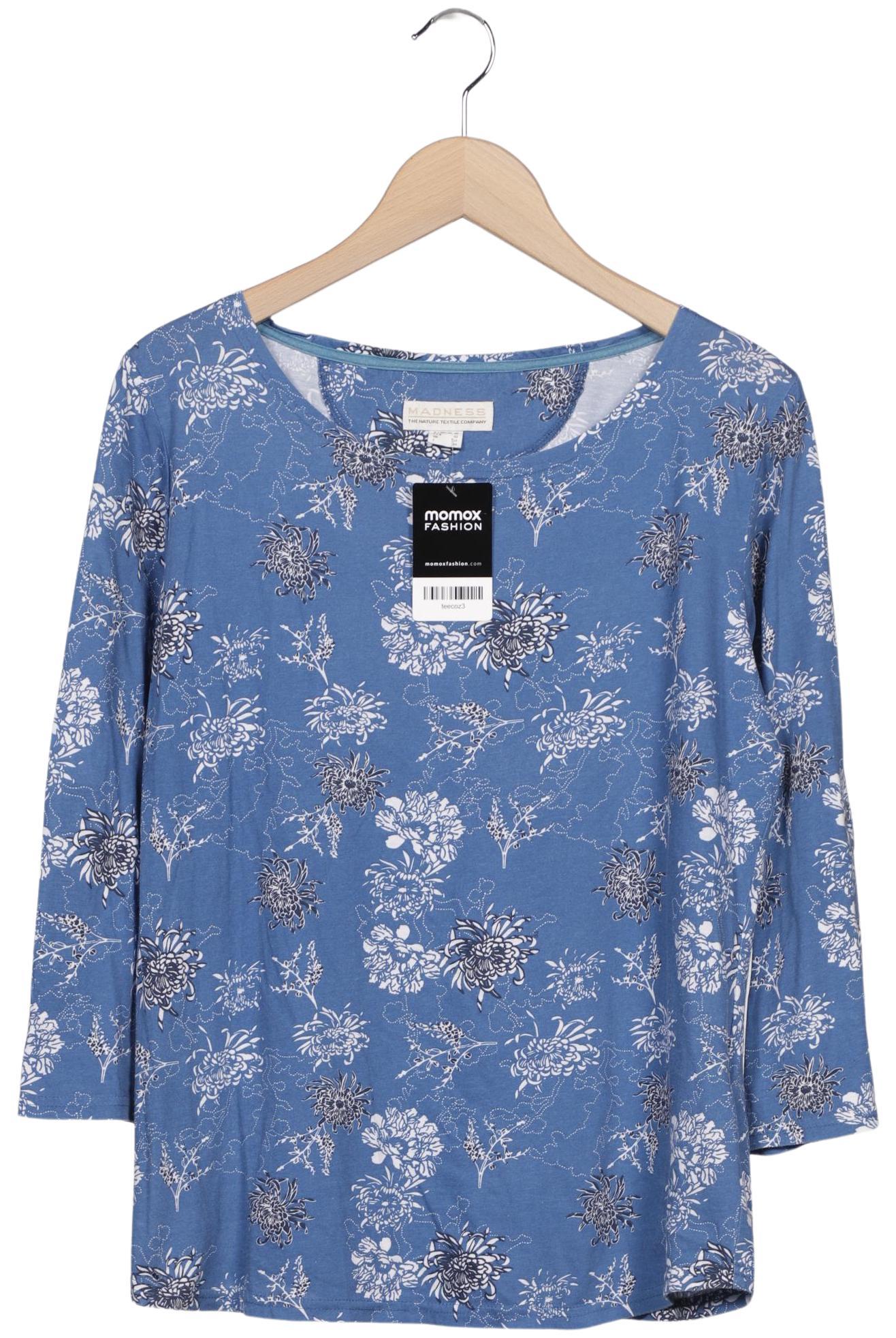 

madness Damen Langarmshirt, hellblau, Gr. 40