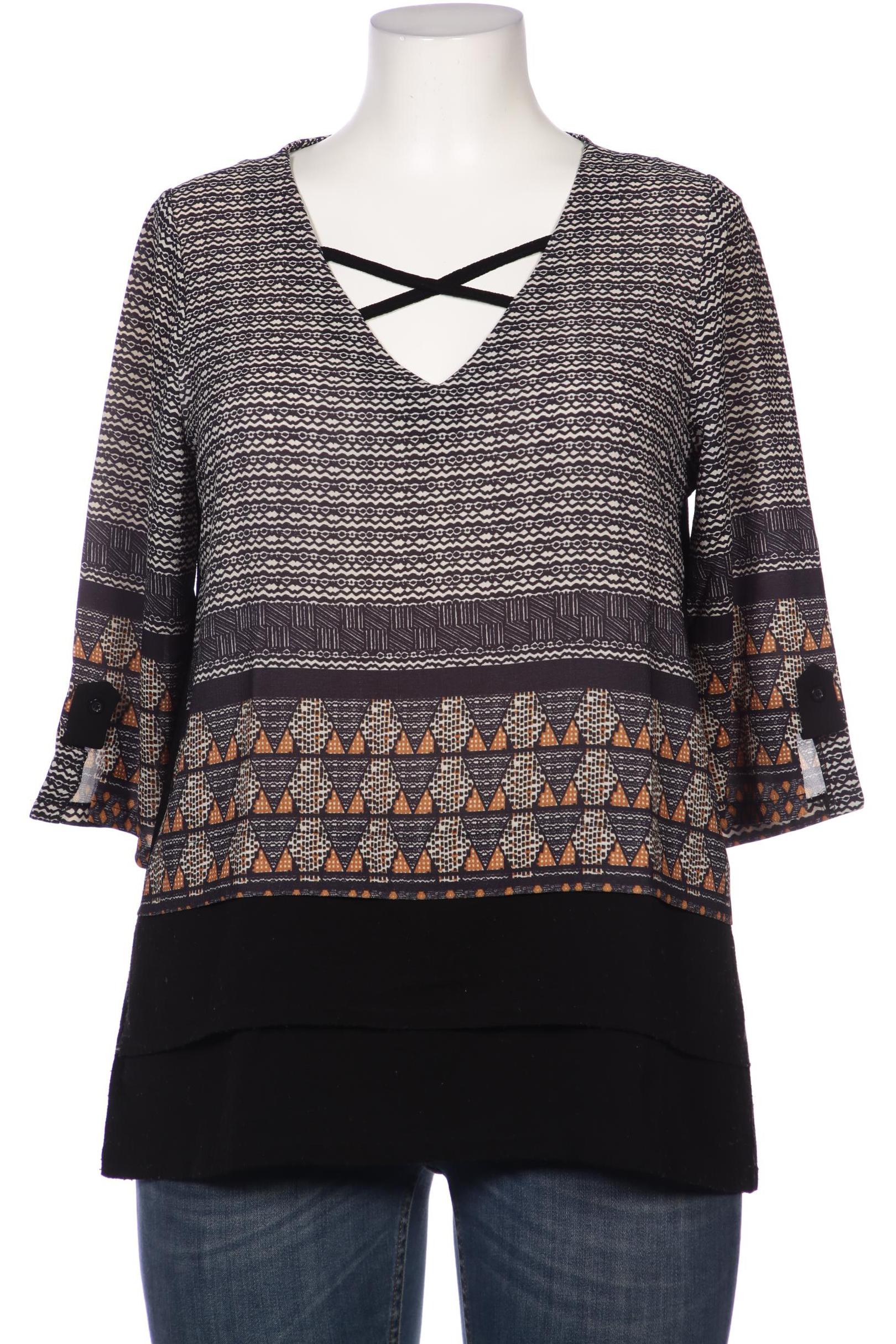 

Mado et les autres Damen Bluse, schwarz, Gr. 44