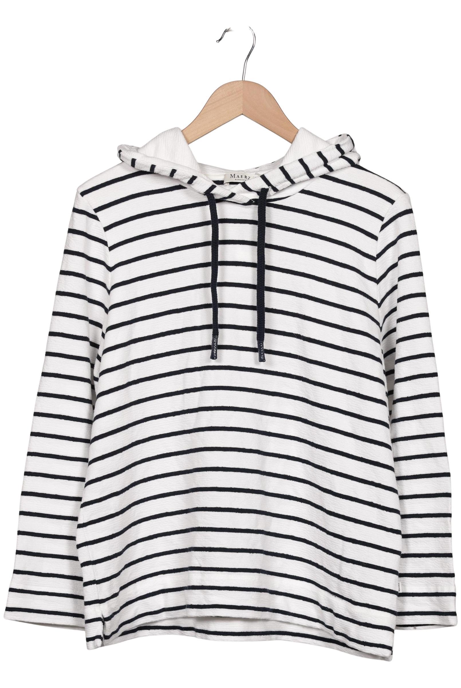 

Maerz Damen Kapuzenpullover, weiß, Gr. 42