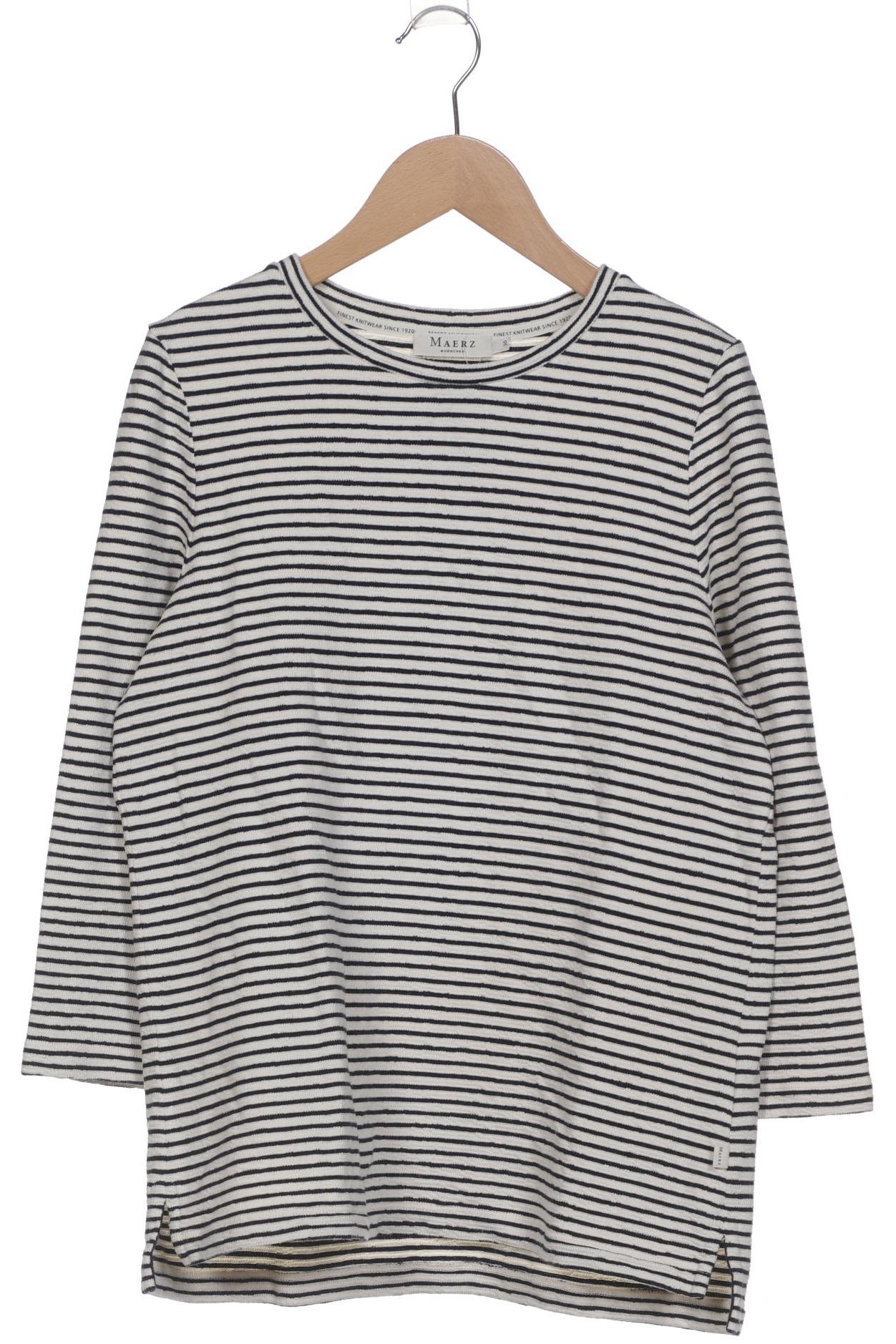 

Maerz Damen Langarmshirt, weiß, Gr. 36