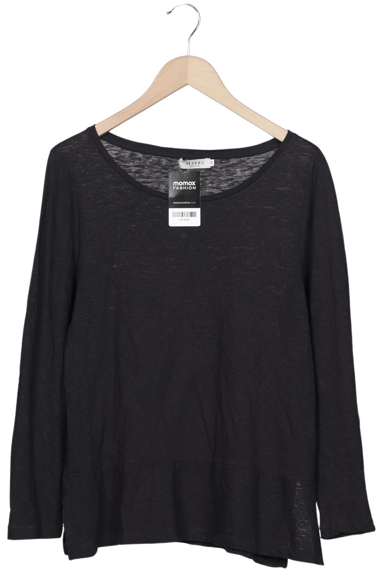 

Maerz Damen Langarmshirt, schwarz, Gr. 42