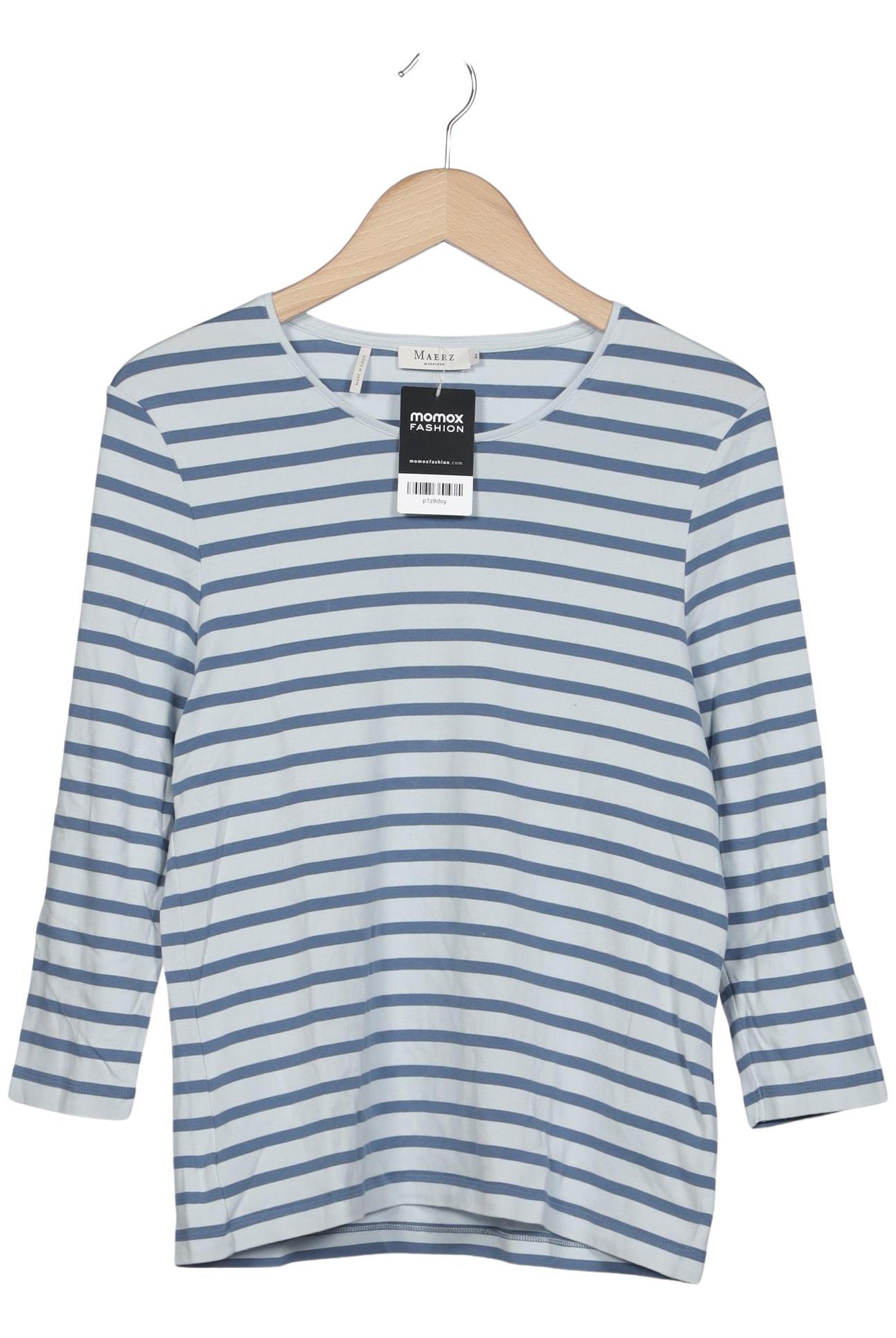 

Maerz Damen Langarmshirt, hellblau, Gr. 40