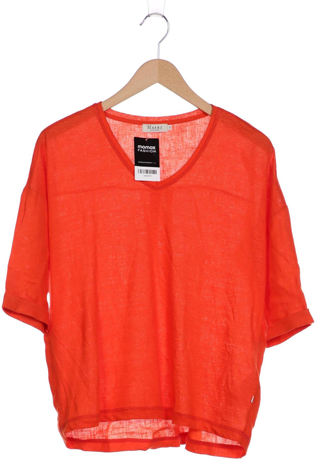 

Maerz Damen Langarmshirt, orange, Gr. 36