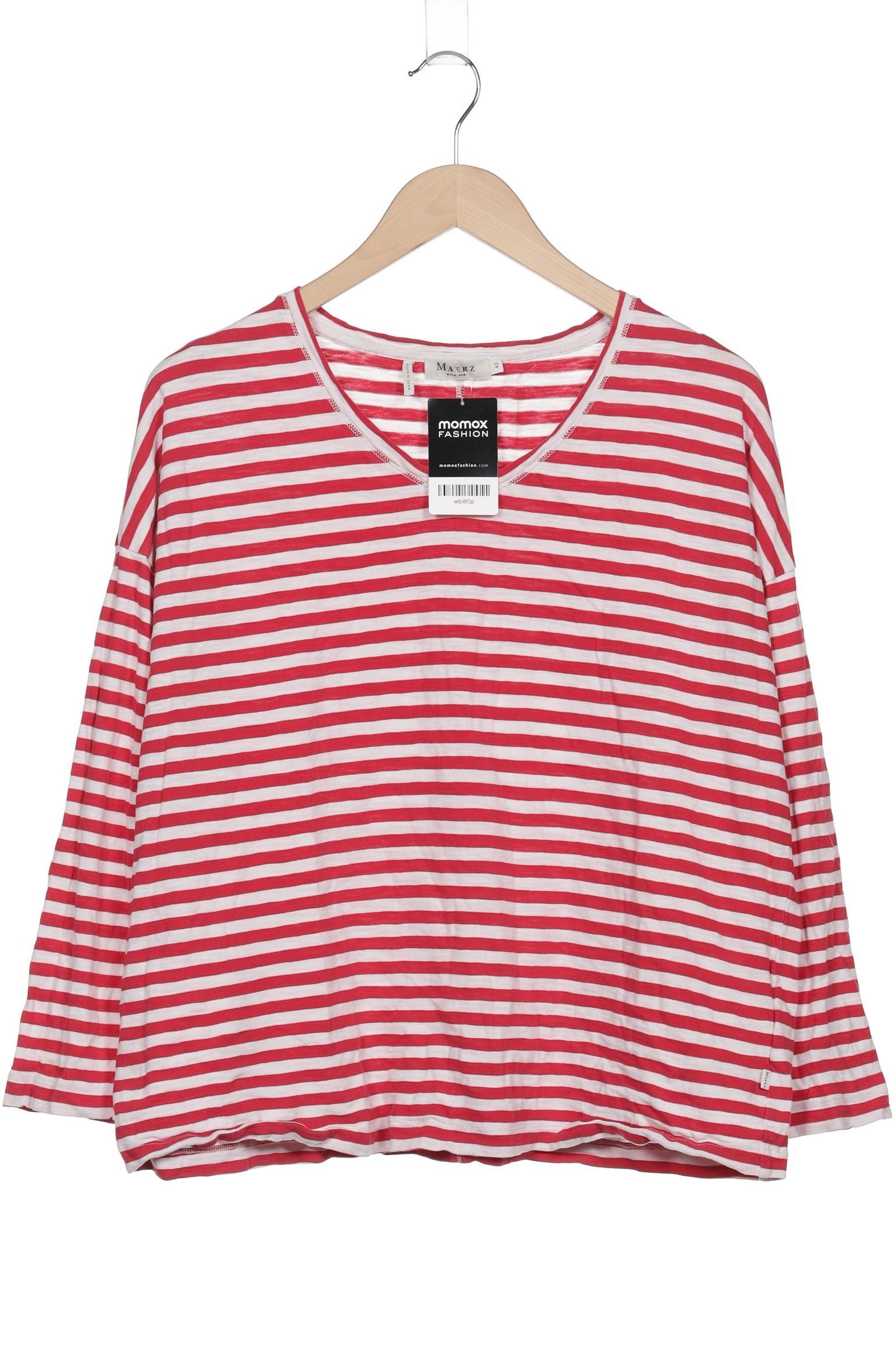 

Maerz Damen Langarmshirt, rot, Gr. 42