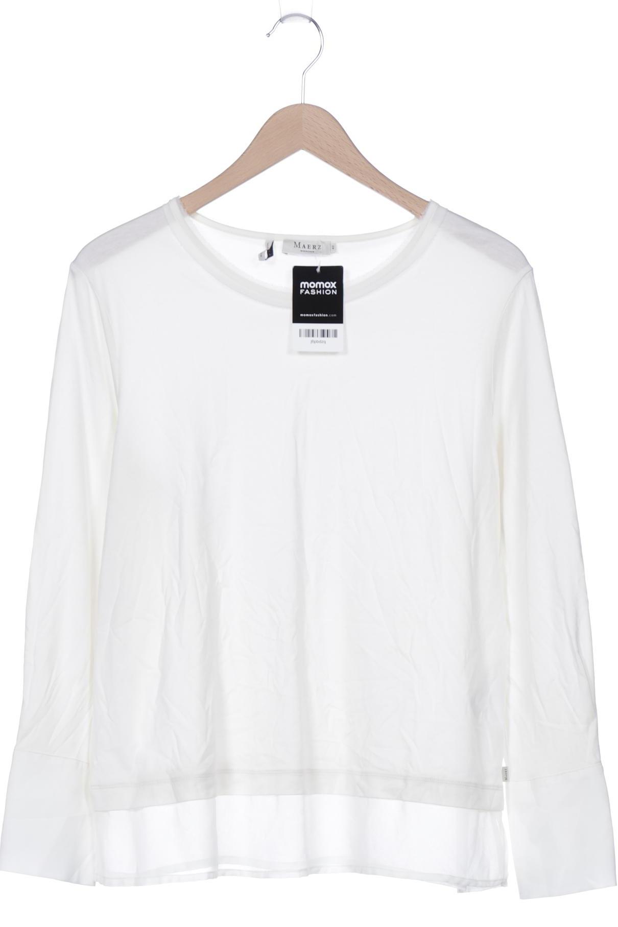 

Maerz Damen Langarmshirt, weiß, Gr. 42