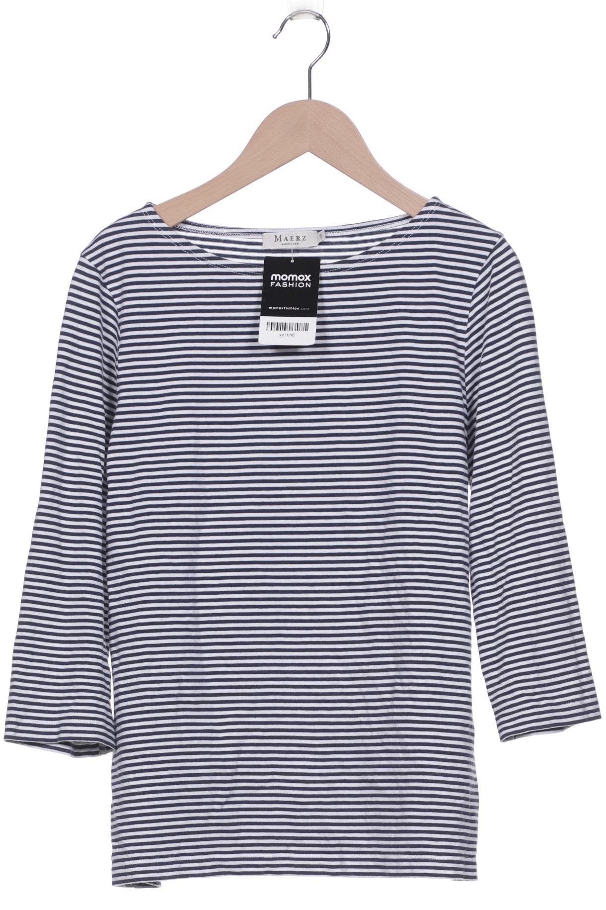 

Maerz Damen Langarmshirt, blau, Gr. 38